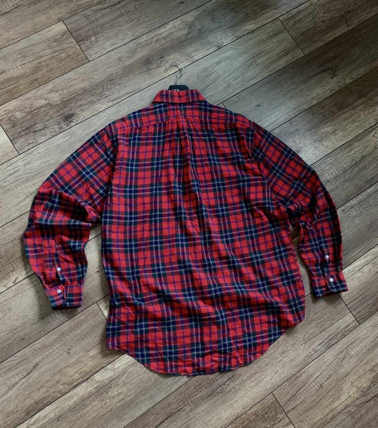 Polo Ralph Lauren Vintage Ralph Lauren Red Flannel Checkered Shirt Size US L / EU 52-54 / 3 - 4 Thumbnail