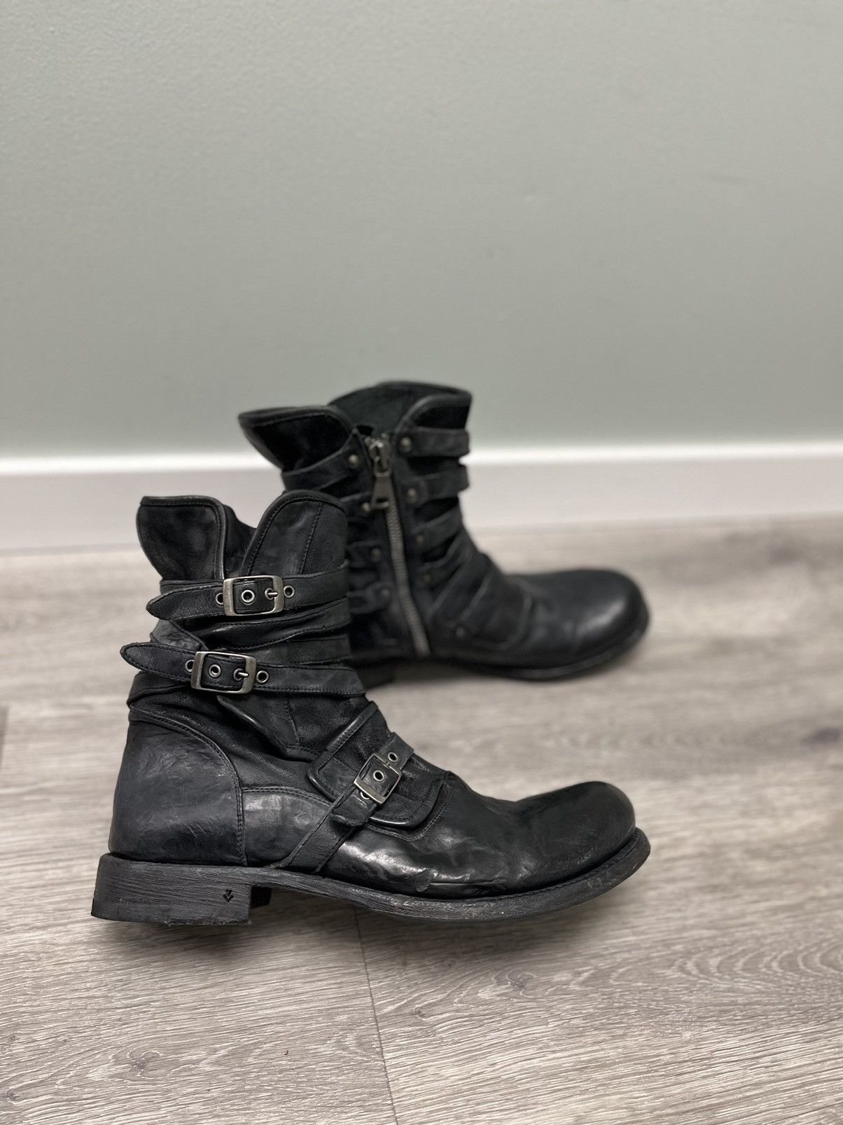 John Varvatos Engineer Triple buckle Boot. 11.5 Size US 11.5 / EU 44-45 - 12 Thumbnail
