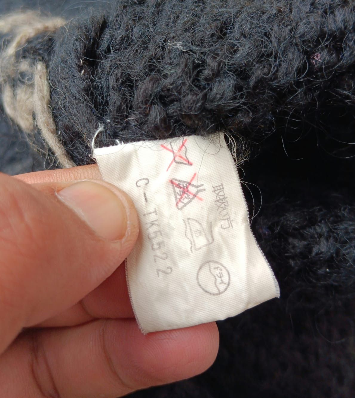 Aran Isles Knitwear × Handmade Vintage la matta hand knitting wool sweatshirt Size US L / EU 52-54 / 3 - 6 Thumbnail