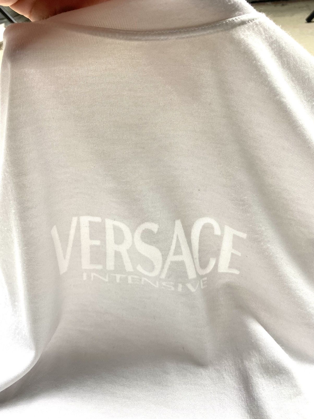 Versace 💥 Very Rare Vintage Versace Intensive T Shirt Archive Item Size US M / EU 48-50 / 2 - 6 Thumbnail