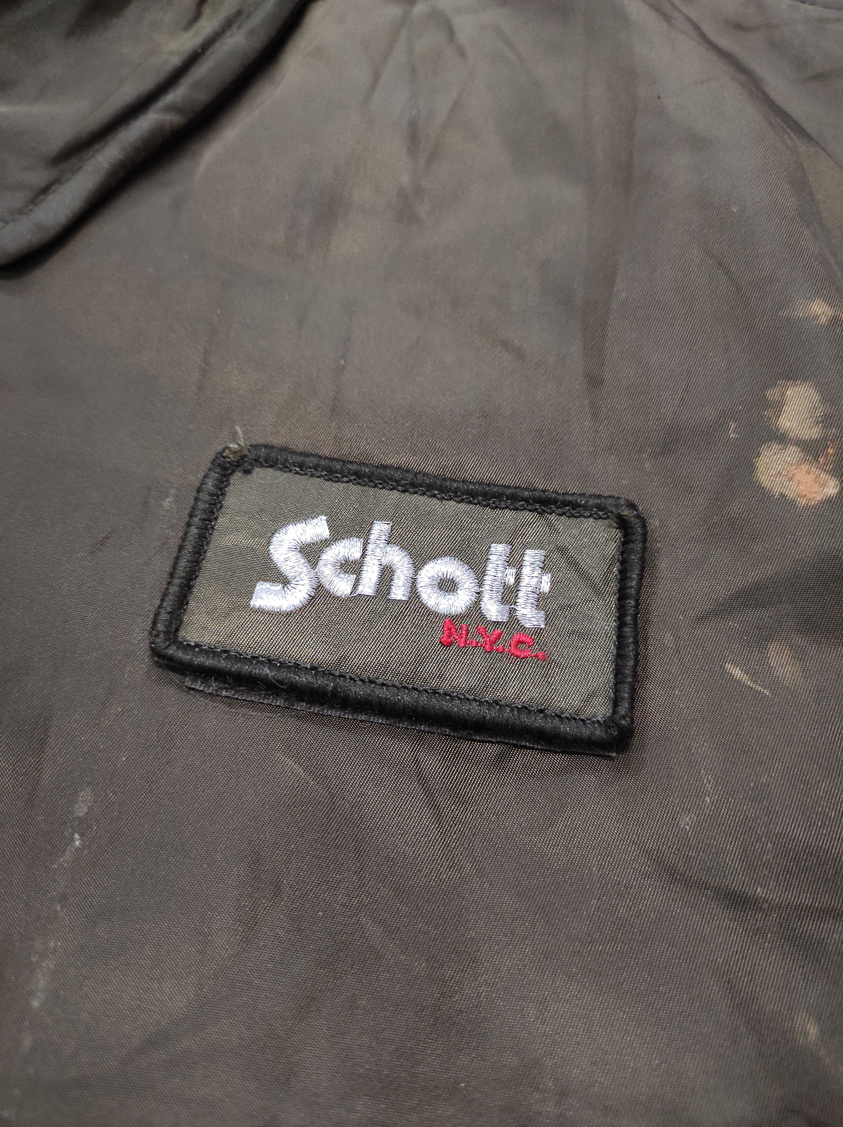 Schott SCHOTT CWU R VINTAGE FLYERS BOMBER JACKET DISTRESSED Size US XL / EU 56 / 4 - 10 Thumbnail