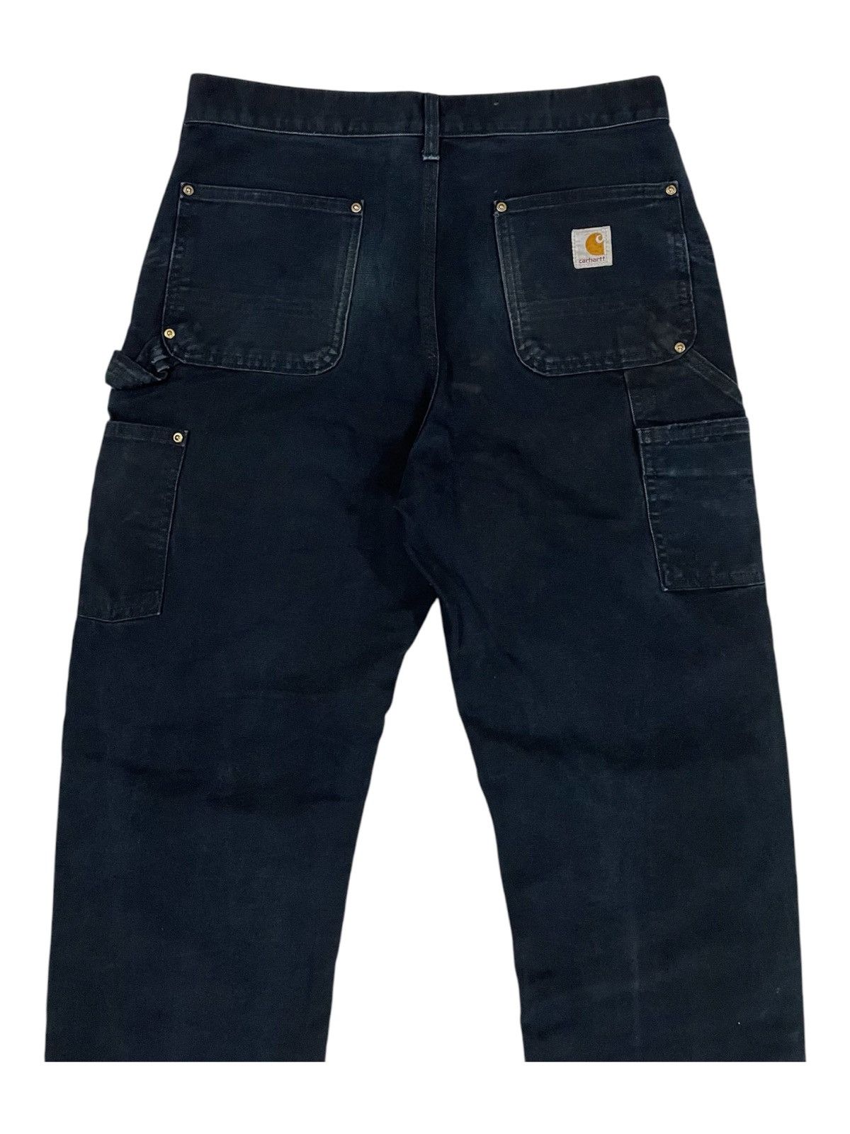 Carhartt Vintage Carhartt Detroit Black Double Knee Duck Cotton Jeans Size US 30 / EU 46 - 5 Thumbnail