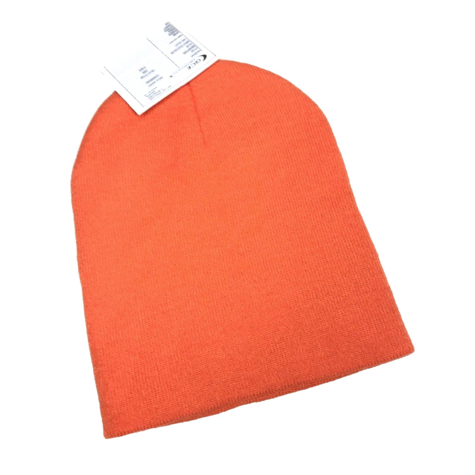 Vintage Wells Lamount Beanie Mens Unisex Orange Knit Hat Knit Beanie Size ONE SIZE - 5 Thumbnail