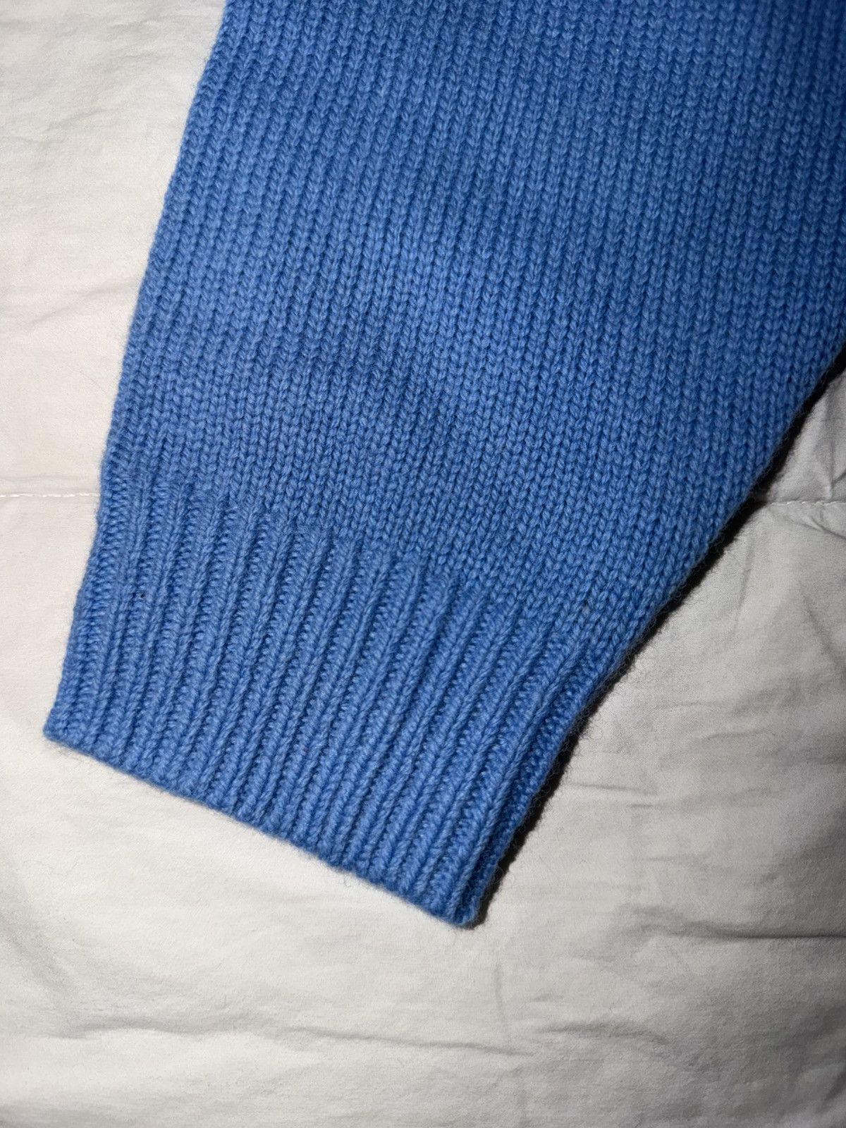 Supreme Supreme Angora Script Sweater light blue medium Size US M / EU 48-50 / 2 - 6 Thumbnail