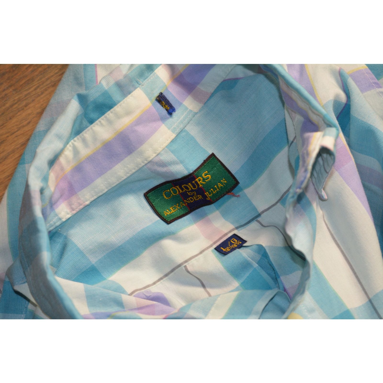 Colours Vintage Colours by Alexander Julian Plaid Shirt - Large Size US L / EU 52-54 / 3 - 5 Thumbnail