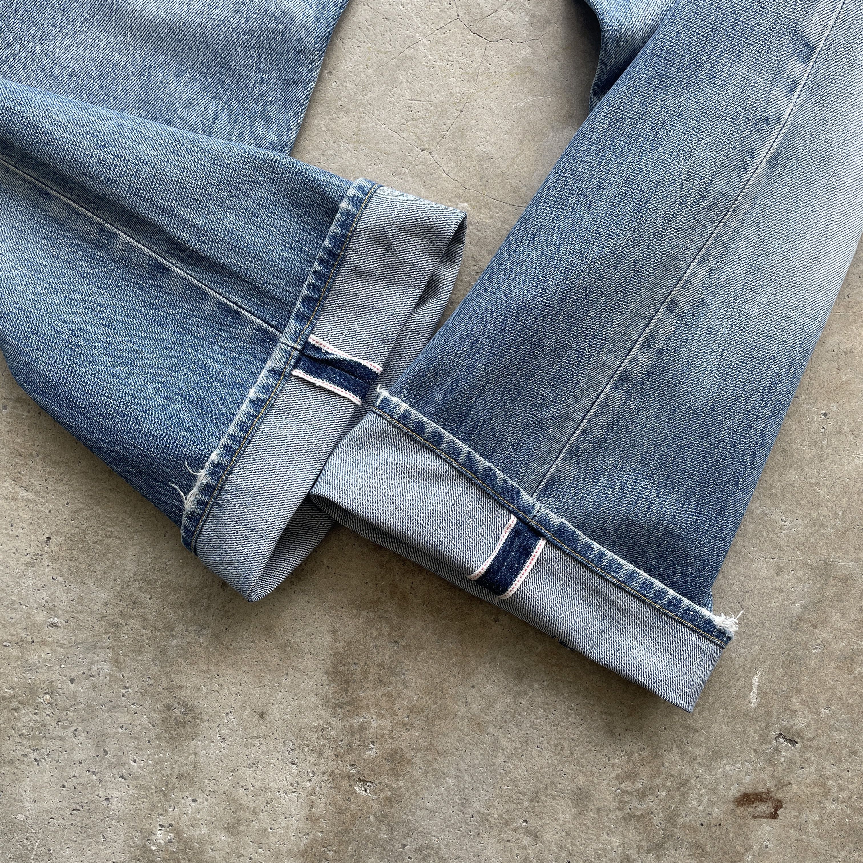 Levi's VINTAGE LEVI’S 503B FADED JEANS REDLINE DISTRESSED PANTS W30 Size US 30 / EU 46 - 12 Thumbnail