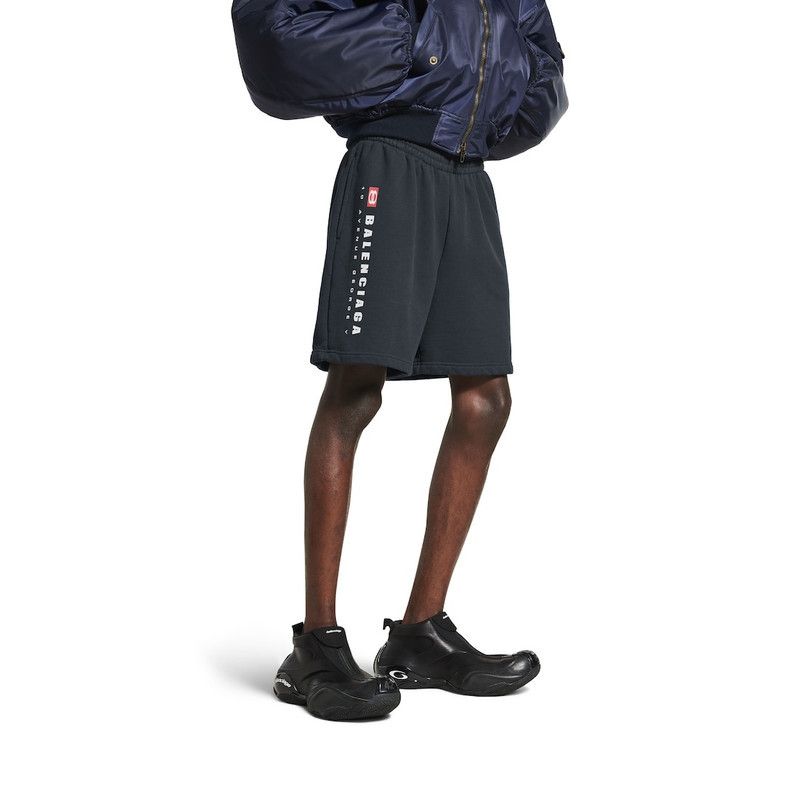 Balenciaga o1w1db10526 Unity Sport Shorts in Faded Black Size US 34 / EU 50 - 5 Thumbnail