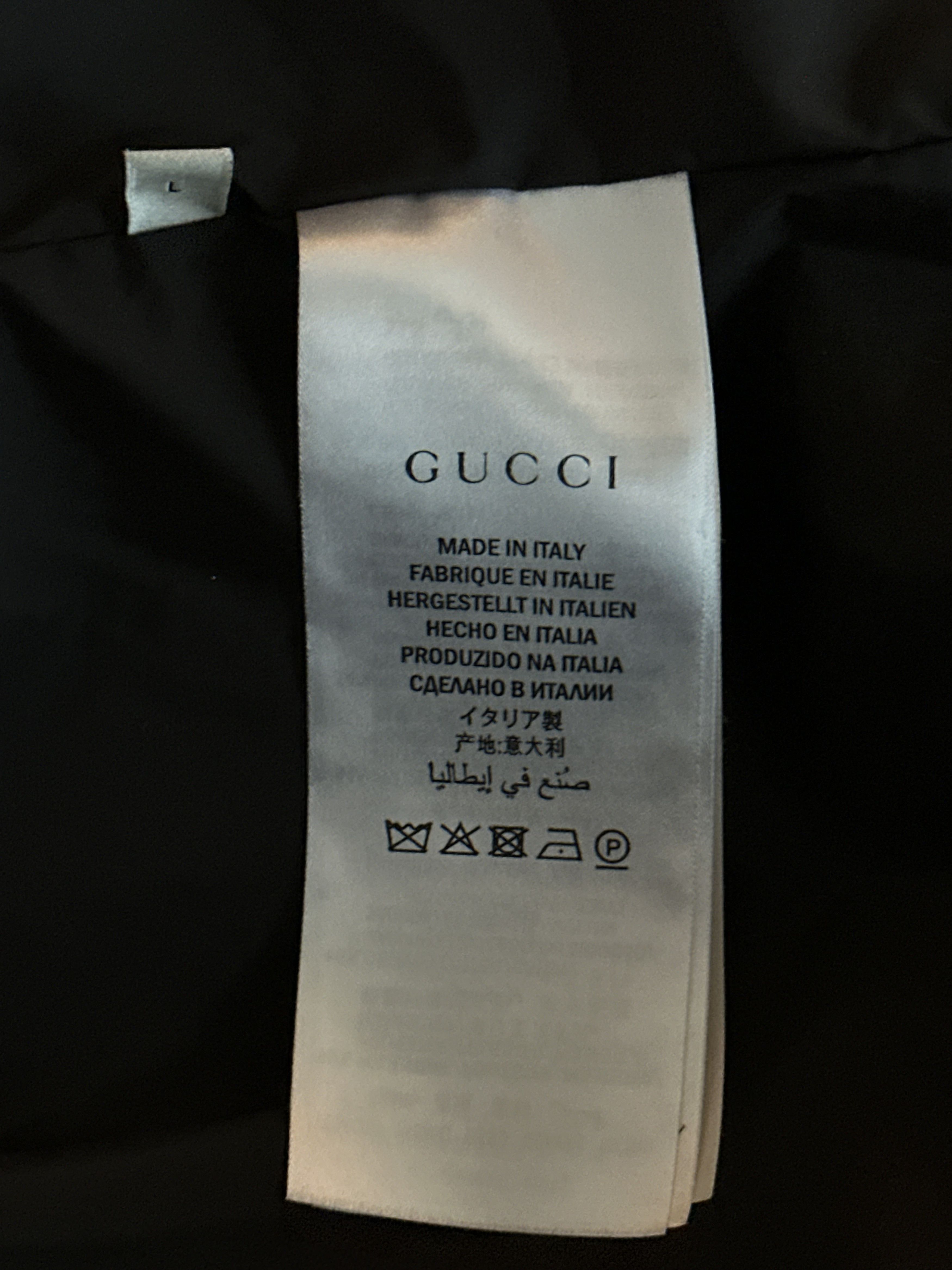 Gucci Gucci Black & Beige GG Monogram Striped Jacket Size US L / EU 52-54 / 3 - 4 Thumbnail