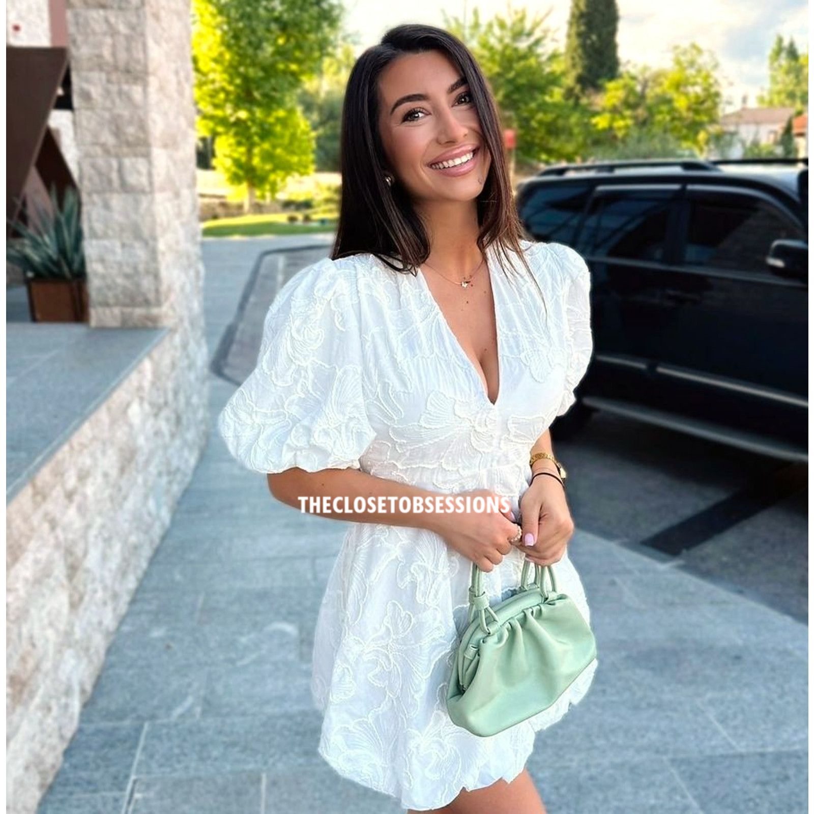 Zara RARE!!! ZARA BLOGGER FAVE!!! Balloon Hem Mini Dress NWT Size L / US 10 / IT 46 - 5 Thumbnail