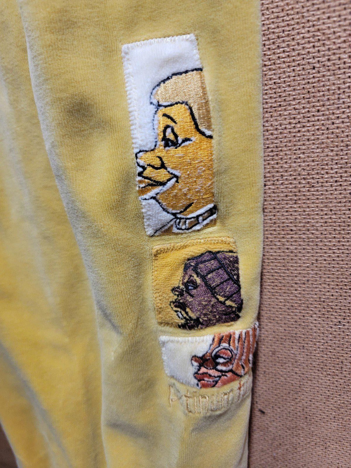 Fubu Vtg Fubu Platinum Velour Yellow 2XL Fat Albert Embroidered Size 42" / US 20 - 2 Thumbnail