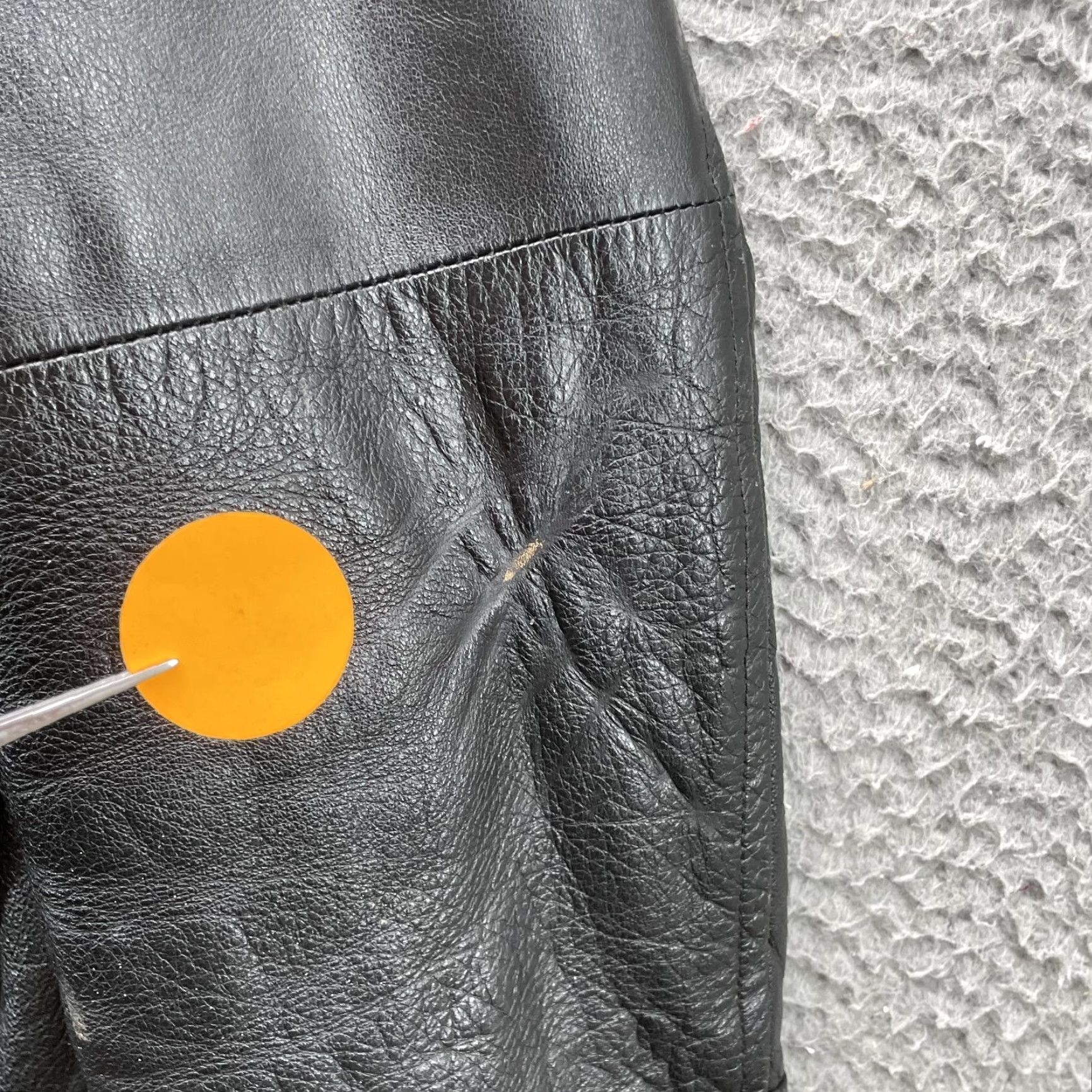 Vintage Wilsons Leather Jacket Mens XL 100% Leather Thinsulate Moto 90s Western Blazer Biker Winter Black XL Mens Size US XL / EU 56 / 4 - 6 Thumbnail