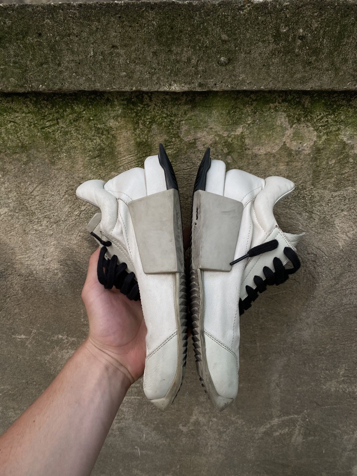 Rick Owens Rick Owens x Adidas Level Runner Sneakers Size US 6.5 / IT 36.5 - 4 Thumbnail