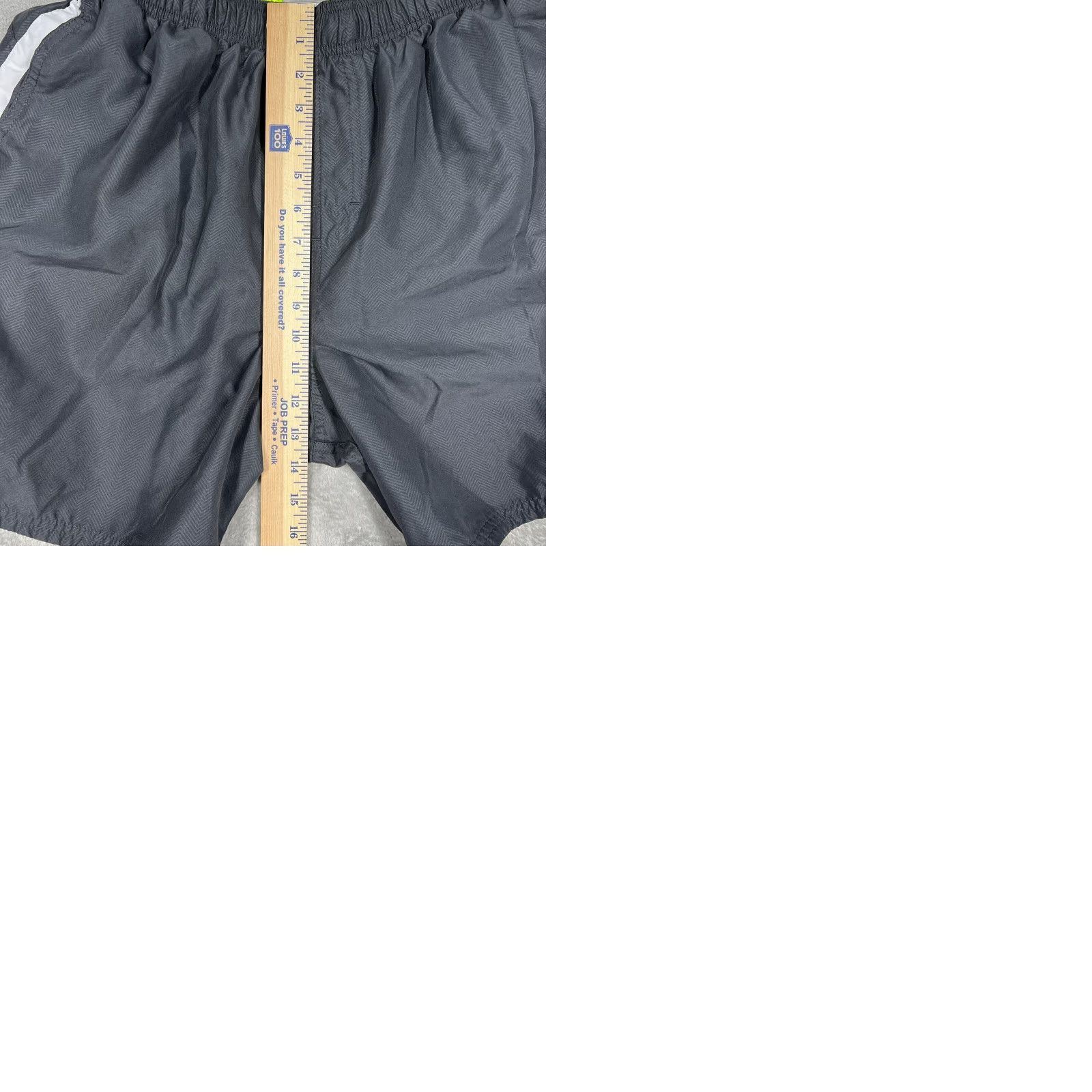 Nike Nike Swim Trunks Mens XL Dark Gray Board Shorts Pockets 6.5" Inseam Green Swoosh Size US 36 / EU 52 - 10 Thumbnail