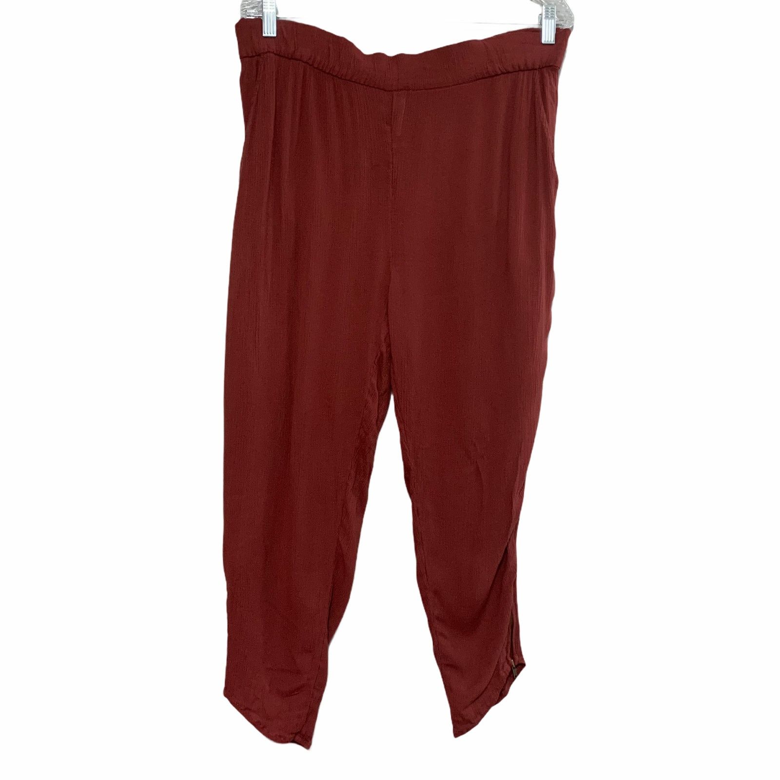 Free People Free People Boho Chic Rust Baggy Harem Pants Sm Cozy Belt Size 28" / US 6 / IT 42 - 10 Thumbnail