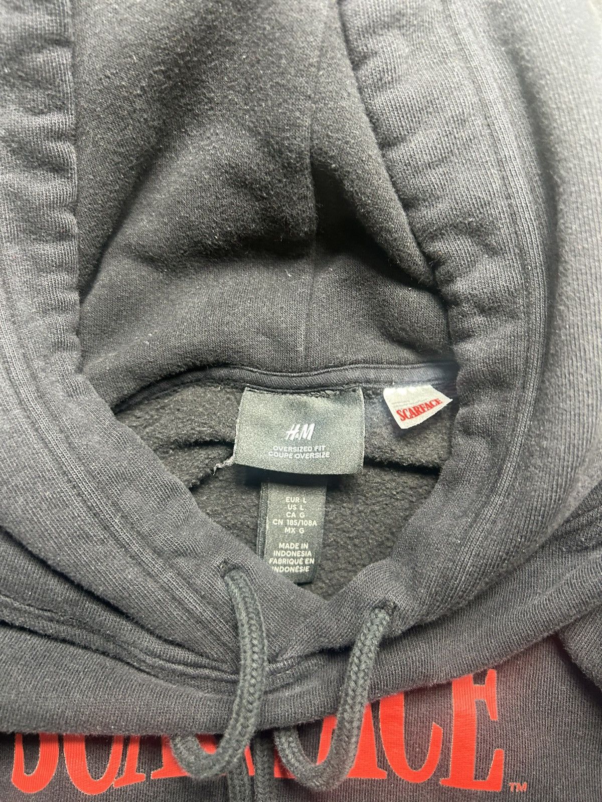 H&M H&M Scarface tony montana hoodie Size US L / EU 52-54 / 3 - 14 Thumbnail