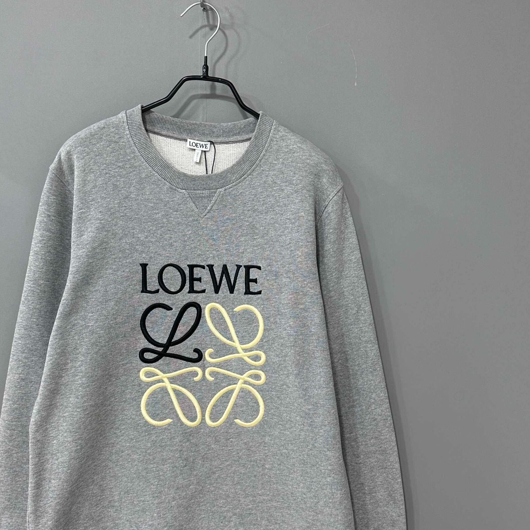 Loewe color block embroidered logo sweatshirt Size US M / EU 48-50 / 2 - 2 Thumbnail