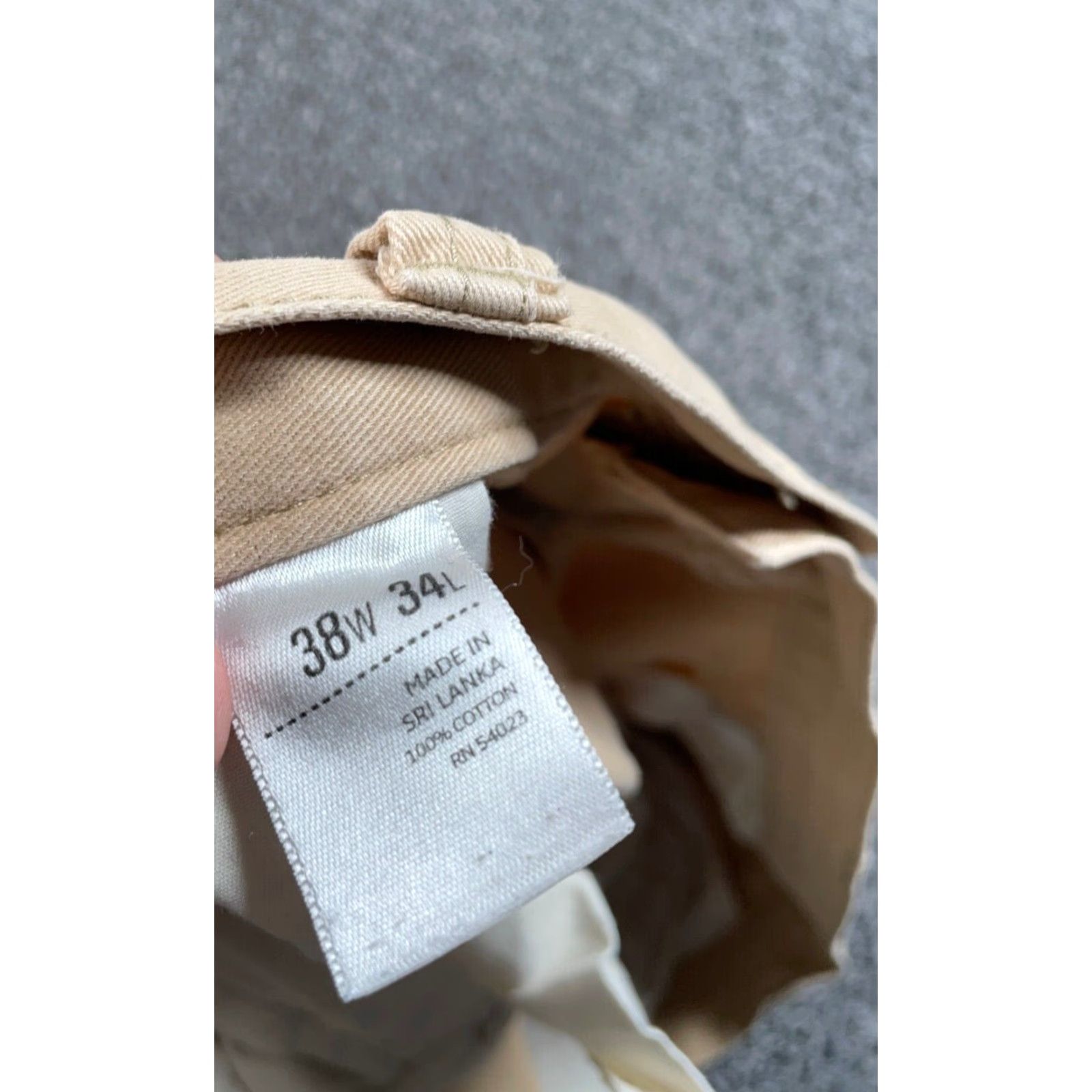 Vintage VINTAGE Baggy Loose Fit Cargo Pants Men's 39 x 32 Beige Pockets Cargo Pants Men 39x32 Regular Beige Mens Pants Regular Men Beige 90s? Size US 39 - 4 Thumbnail