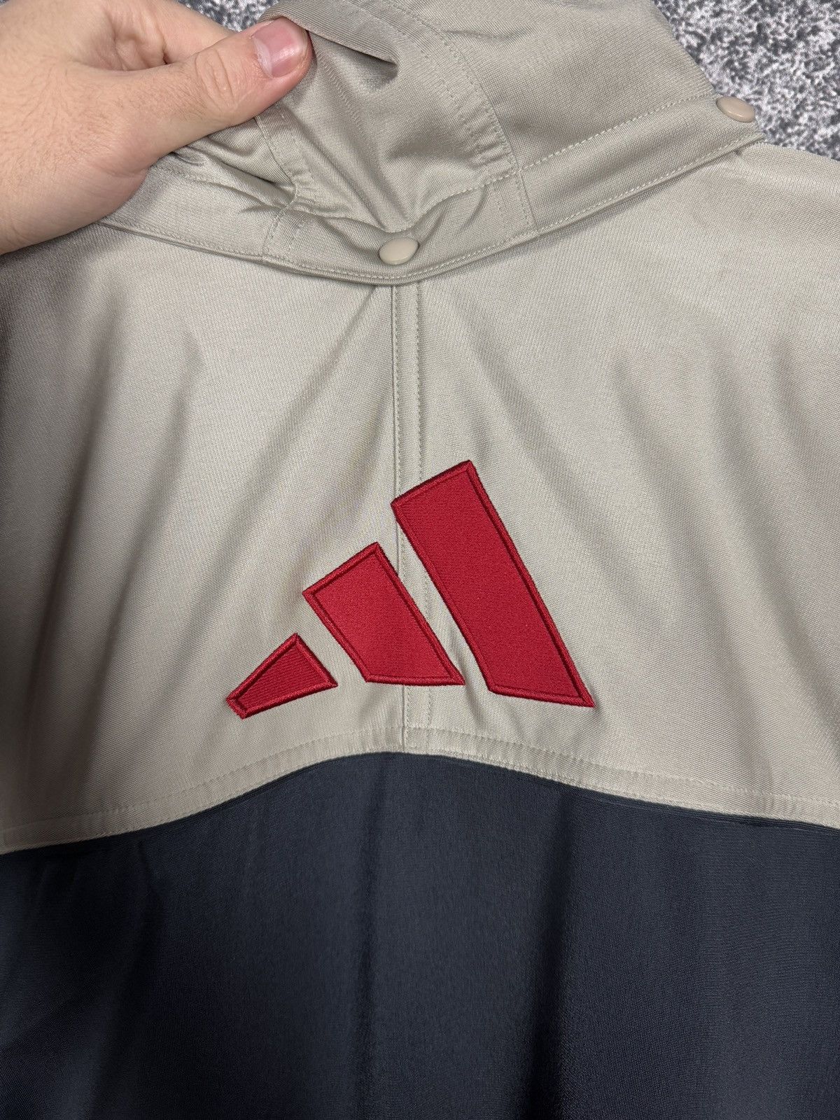 Adidas Men’s Adidas Vintage Hoodie Full Zip Jacket 90s Retro Size M Size US M / EU 48-50 / 2 - 17 Thumbnail