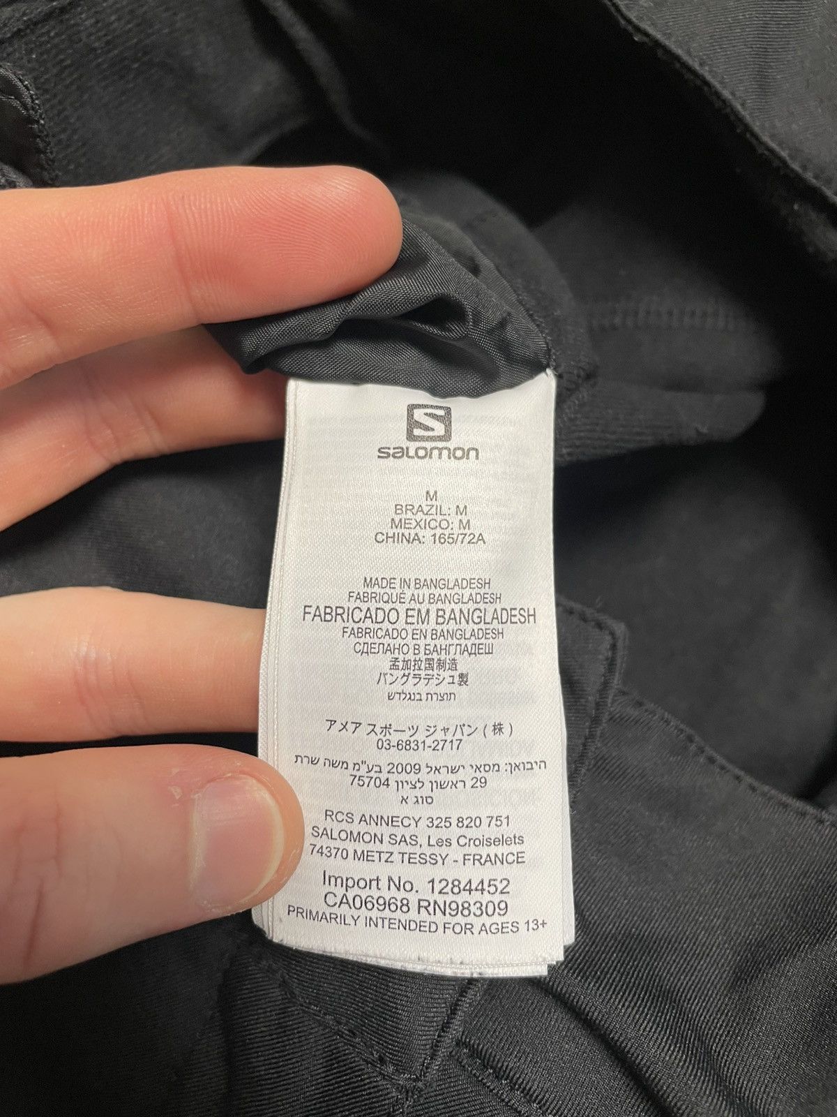 Salomon Salomon Black Gorpcore Outdoor Ski Pants Size 32" / US 10 / IT 46 - 13 Thumbnail