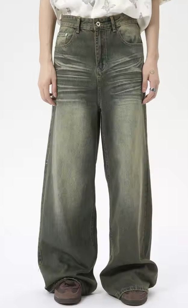 Japanese Brand × Vintage Men Straight Wide Leg Denim Size US 28 / EU 44 - 2 Thumbnail