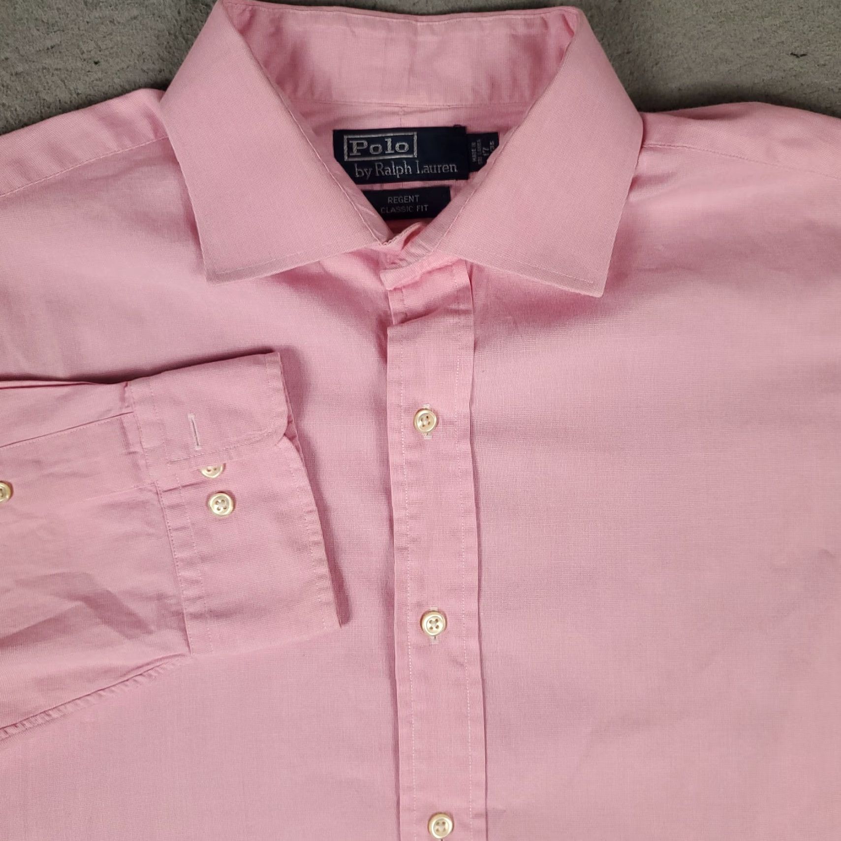 Ralph Lauren Ralph Lauren Shirt Mens 17 Pink Classic Fit Dress Button Up Long Sleeve Size 46R - 2 Thumbnail