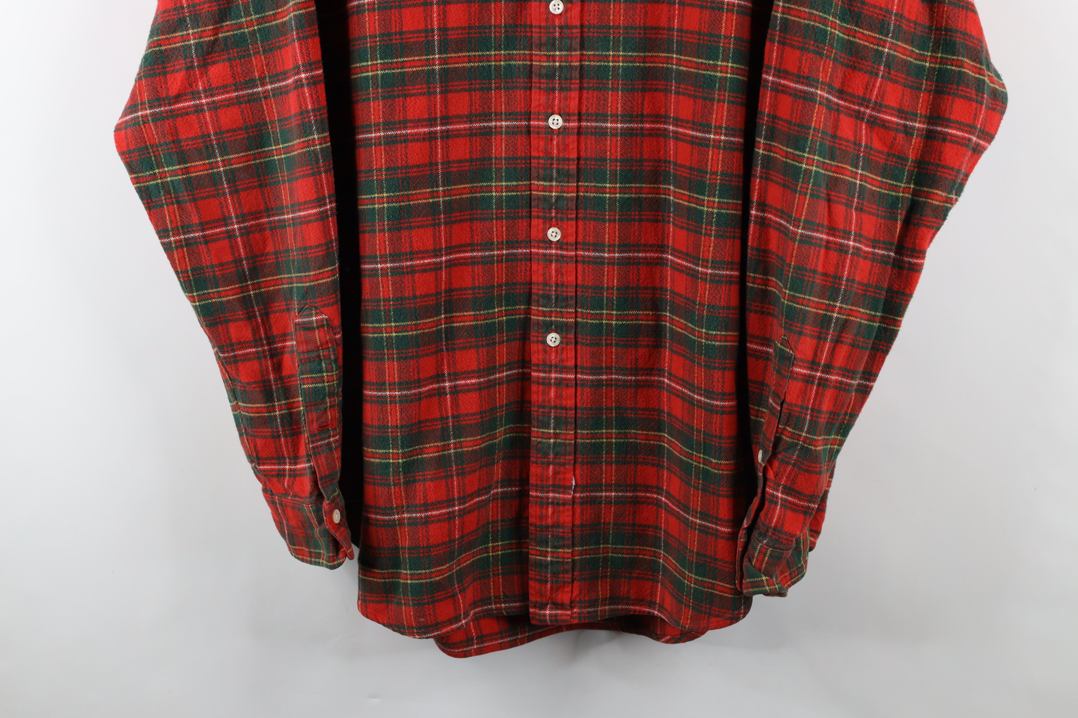 Ralph Lauren × Vintage Vintage 90s Ralph Lauren Heavyweight Button Down Shirt Size US XL / EU 56 / 4 - 3 Thumbnail