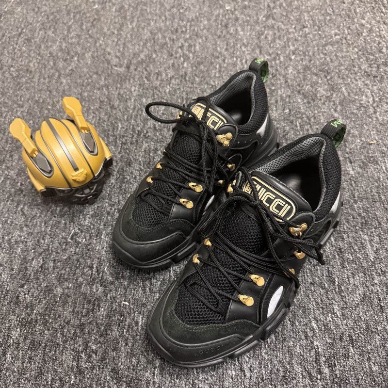 Gucci GUCCI Flashtrek Leather Low Top Hiking Shoes - Size US 9.5 / EU 42-43 - 1 Thumbnail