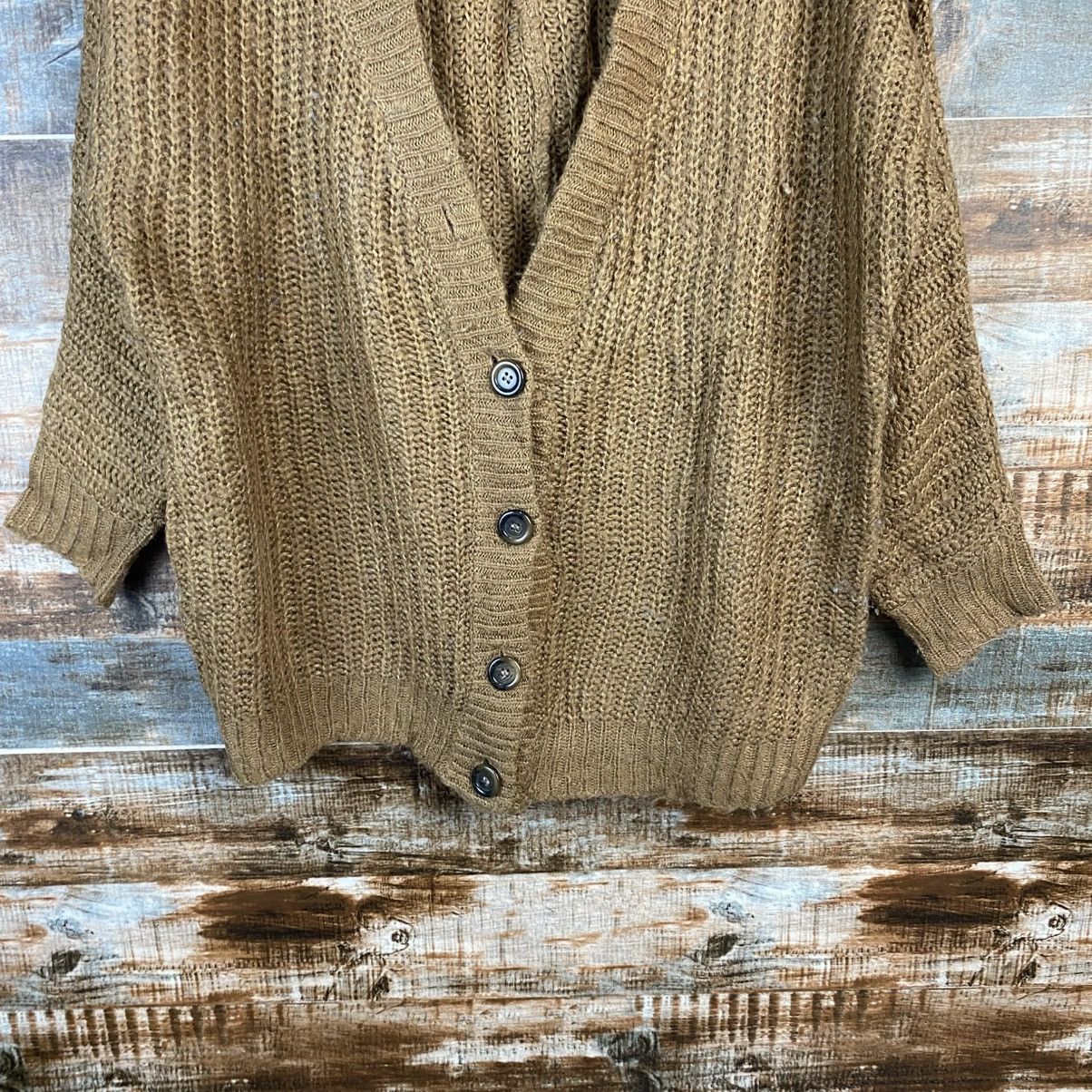 Vintage DL Scalzi Vintage Brown Cardigan Knitwear #C1174 Size XL / US 12-14 / IT 48-50 - 6 Thumbnail
