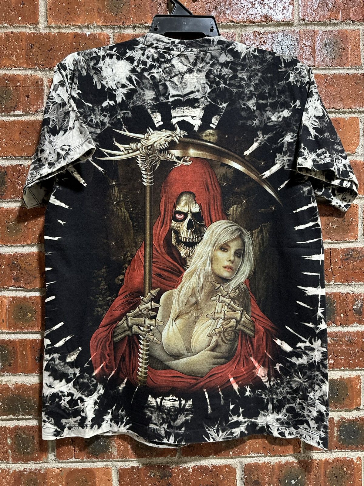 Tribal Streetwear Thrashed Vintage Skull Paita Rose Full Print Tee Size US M / EU 48-50 / 2 - 10 Thumbnail