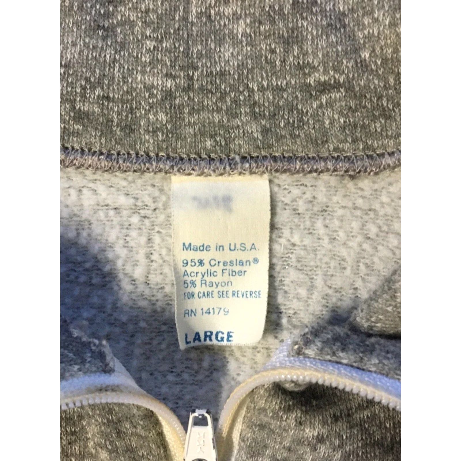 Vintage VINTAGE Physical Education Sweatshirt Jacket Zip Gray S USA 80s 90s Biker Punk Skate Surf Grunge Army Classic Vintage 80s 90s Mens Sweatshirt Size US S / EU 44-46 / 1 - 5 Thumbnail