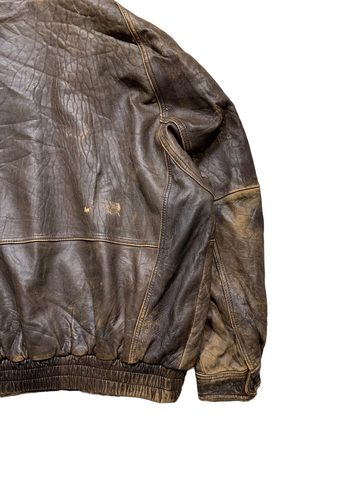 Genuine Leather Bewlays London Leather Jacket B-3 Style Size US L / EU 52-54 / 3 - 8 Thumbnail