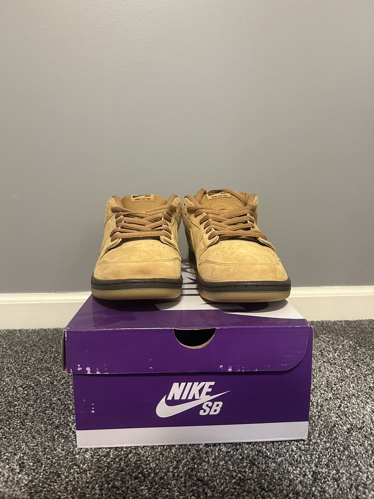 Nike Nike SB Dunk Low Wheat Size US 13 / EU 46 - 4 Thumbnail