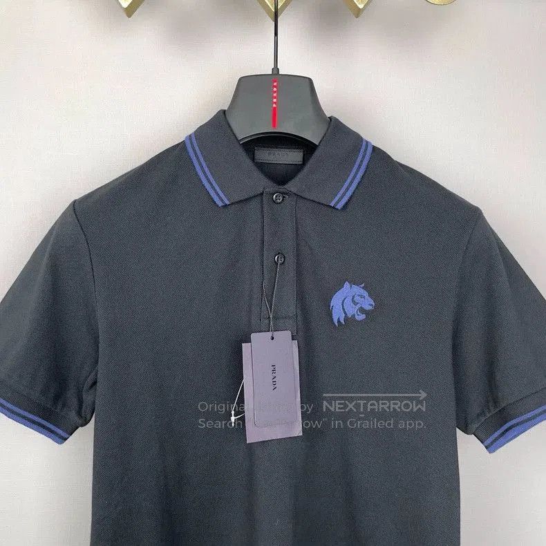 Prada Prada Men's Short Sleeve Polo Shirt. Size US S / EU 44-46 / 1 - 2 Thumbnail
