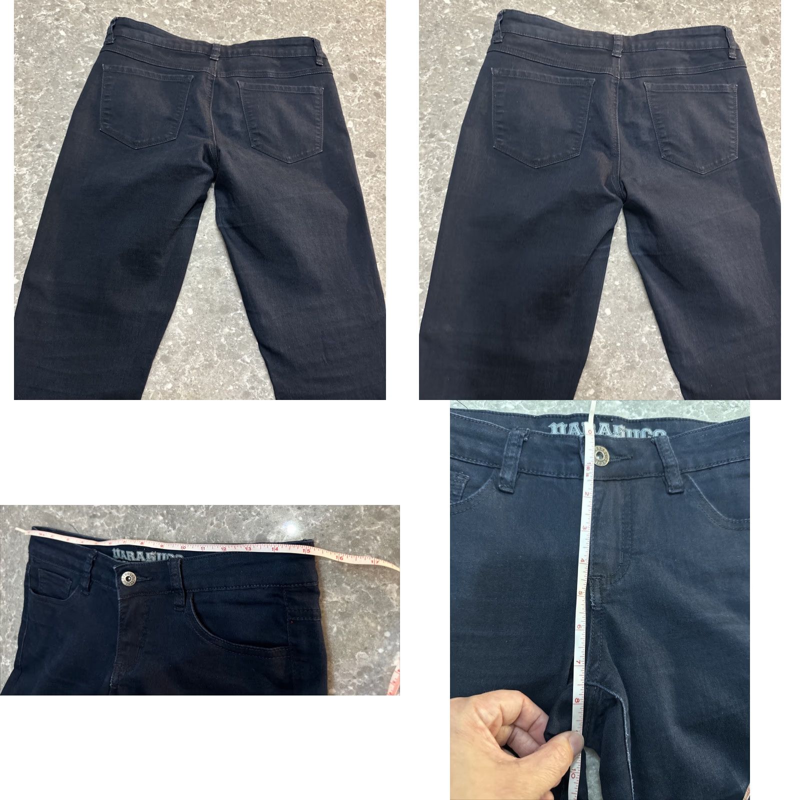 Parasuco Parasuco Denim Legend Jeans Womens Tag Size 28 Dark Blue 5-Pocket Bootcut Inseam 26.5in Regular Rise Low 6.5-8.5in Cotton Blend Denim Size 28" / US 6 / IT 42 - 10 Thumbnail