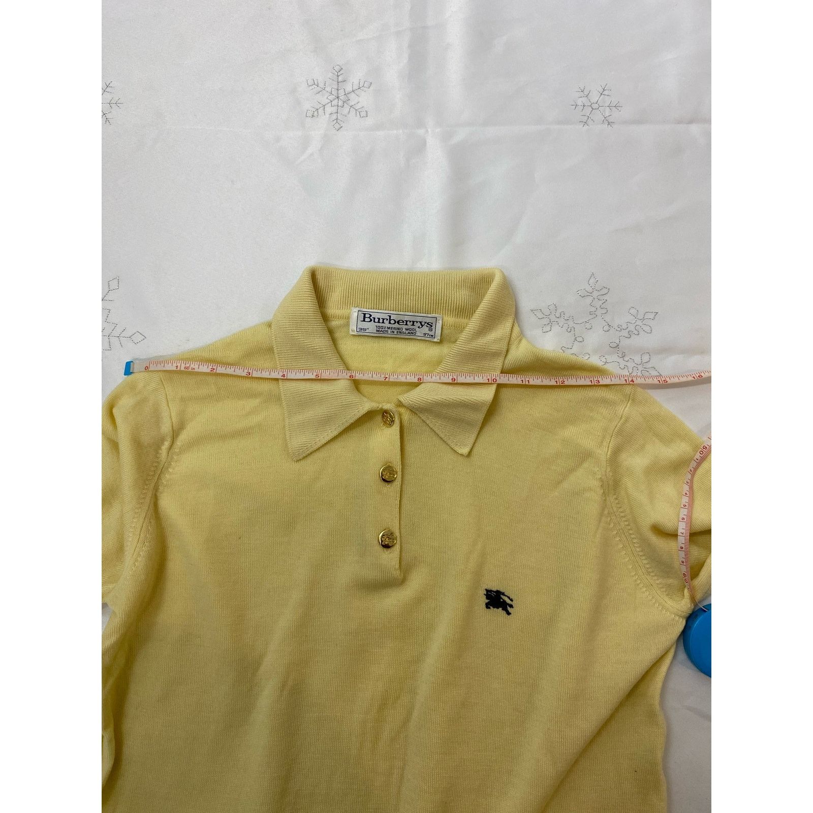 Burberry Burberry Marino Wool Sweater Made in England 38” Small Size S / US 4 / IT 40 - 11 Thumbnail
