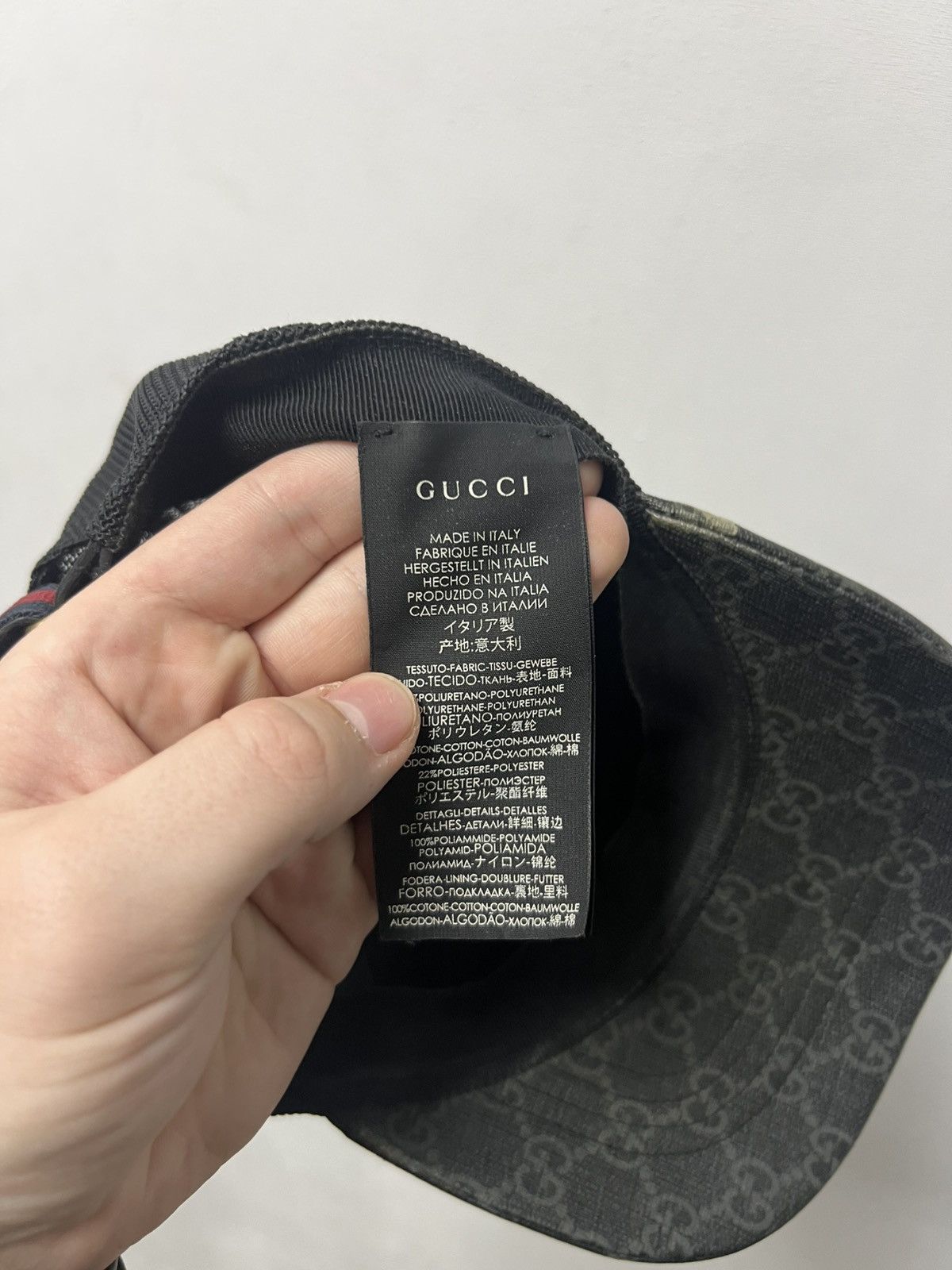 Gucci Gucci Monogram Cap Hat Skake Print Luxury Drill Size ONE SIZE - 8 Thumbnail