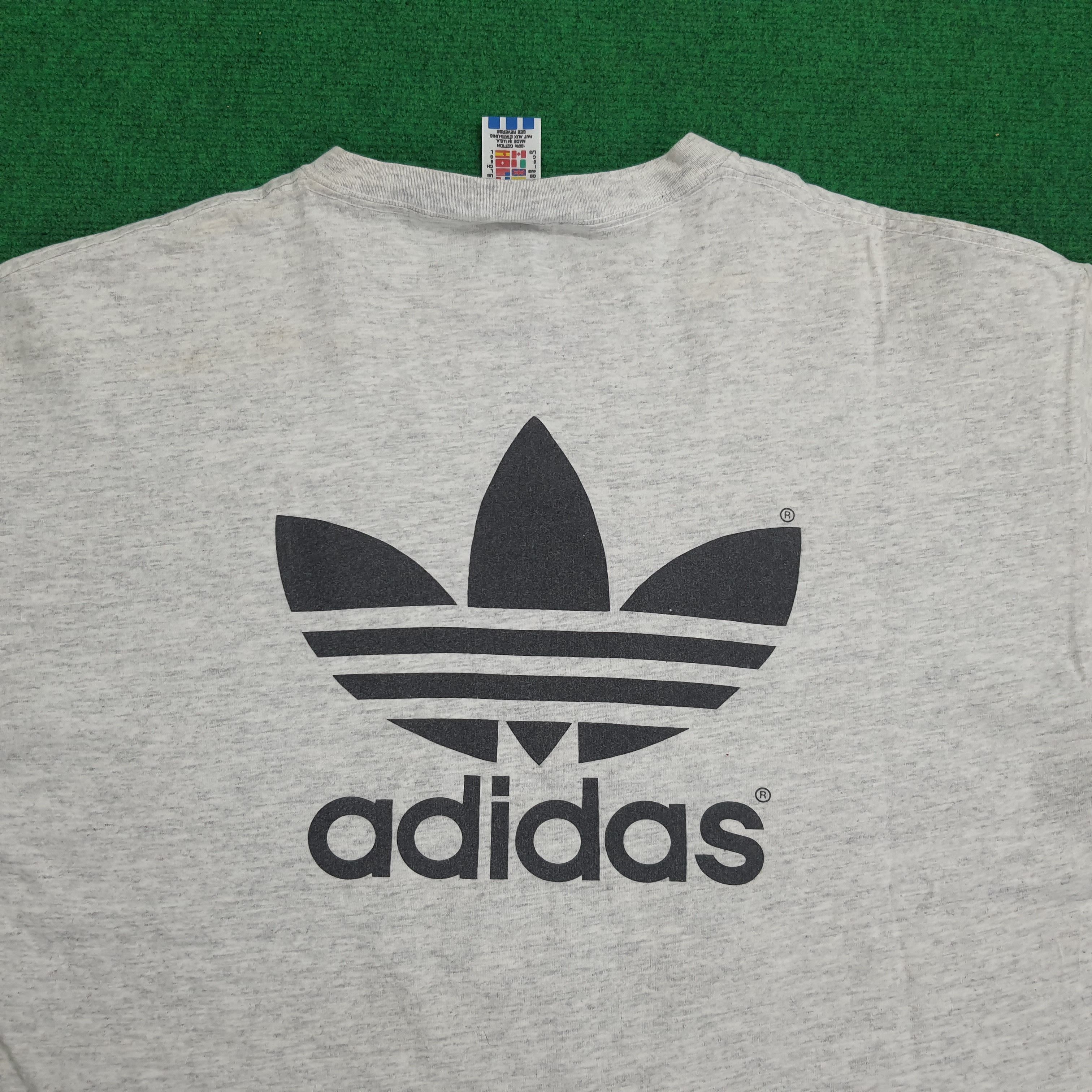 Adidas Adidas Original Logo Tshirt Size US XL / EU 56 / 4 - 4 Thumbnail
