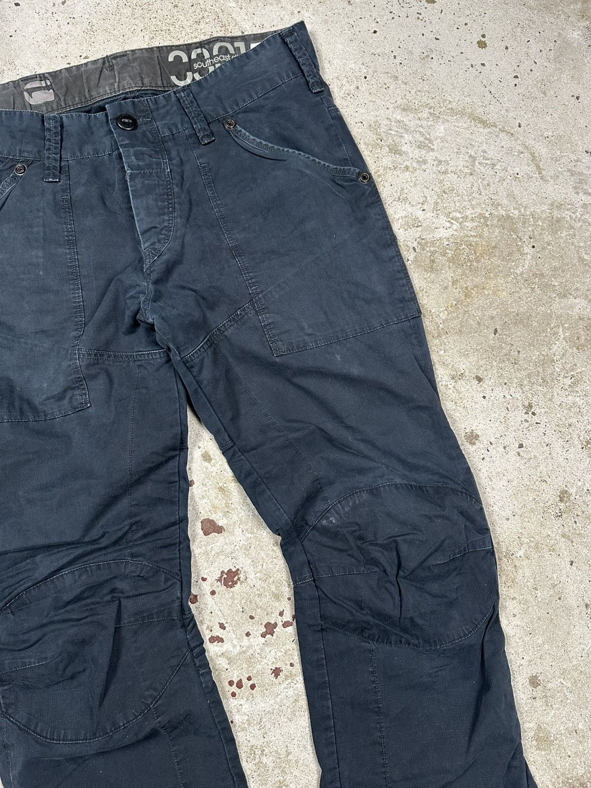 G-Star × Japanese Brand × Vintage Vintage Y2K G Star Raw Fire Elwood Narrow Pants Size US 32 / EU 48 - 11 Thumbnail