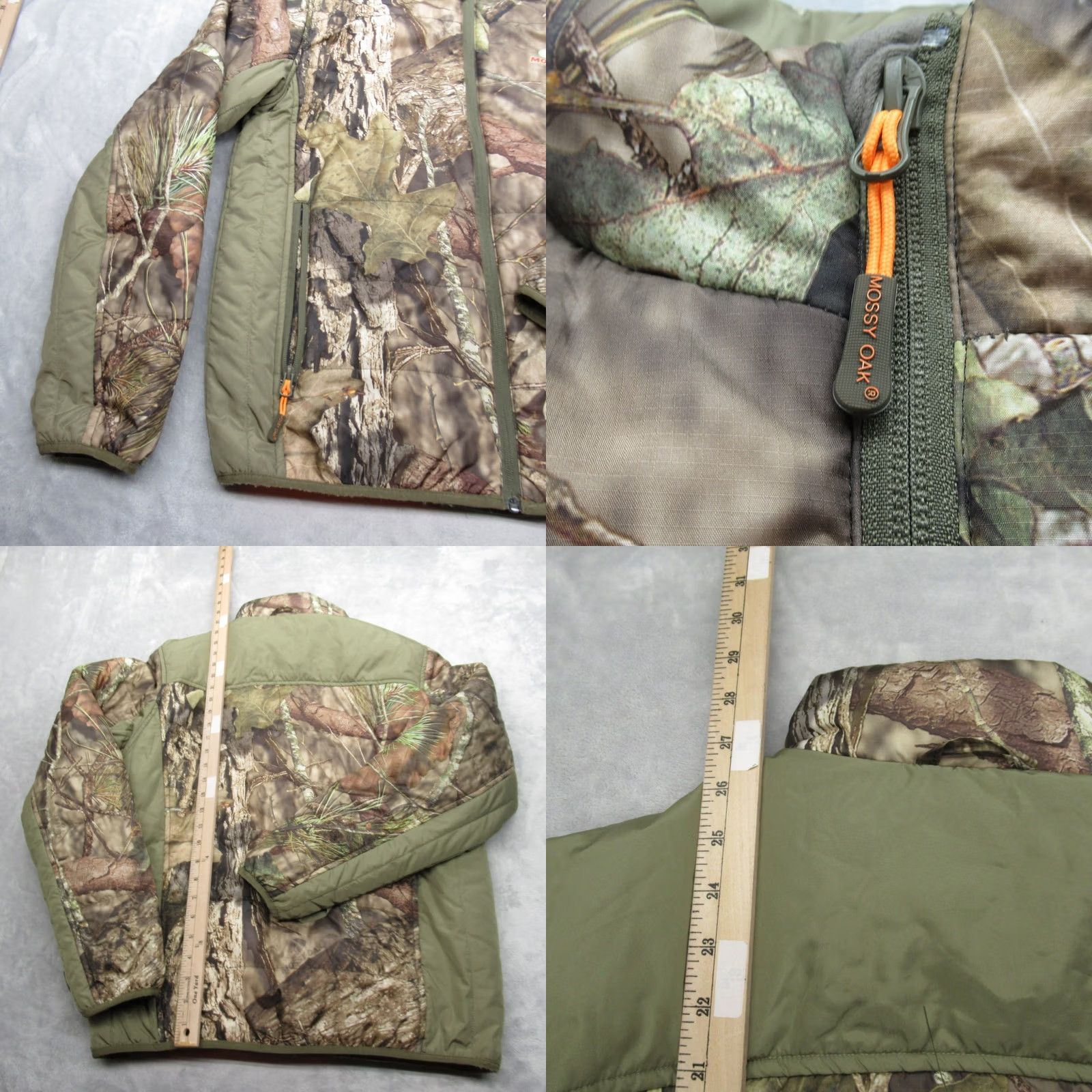 Vintage Mossy Oak Jacket Mens Medium Green Camo Insulated Lightweight Puffer Hunting Size US M / EU 48-50 / 2 - 8 Thumbnail