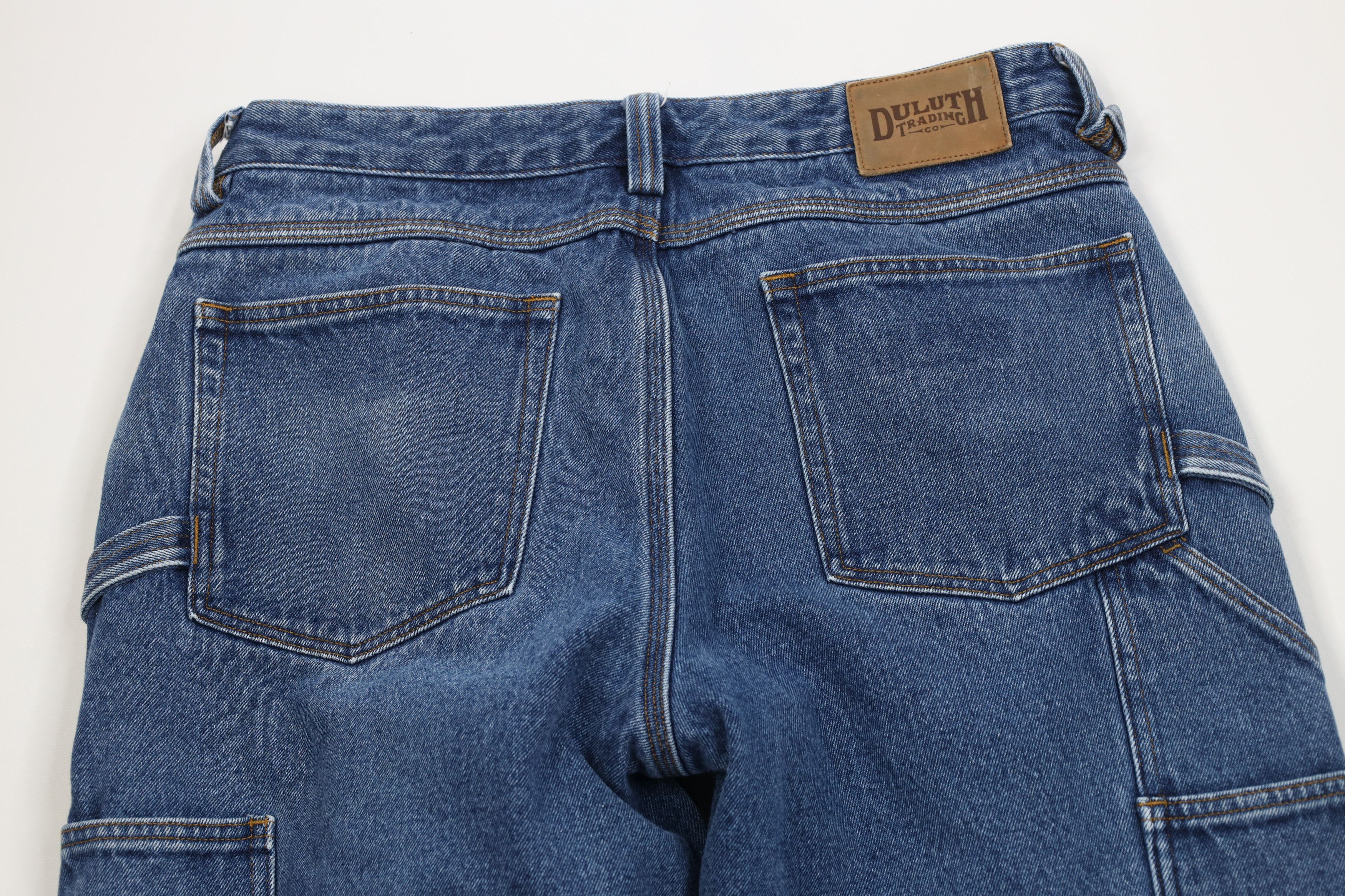 Duluth Trading Company Duluth Trading Co Fleece Lined Heavy Dungaree Denim Jeans Size US 34 / EU 50 - 11 Thumbnail
