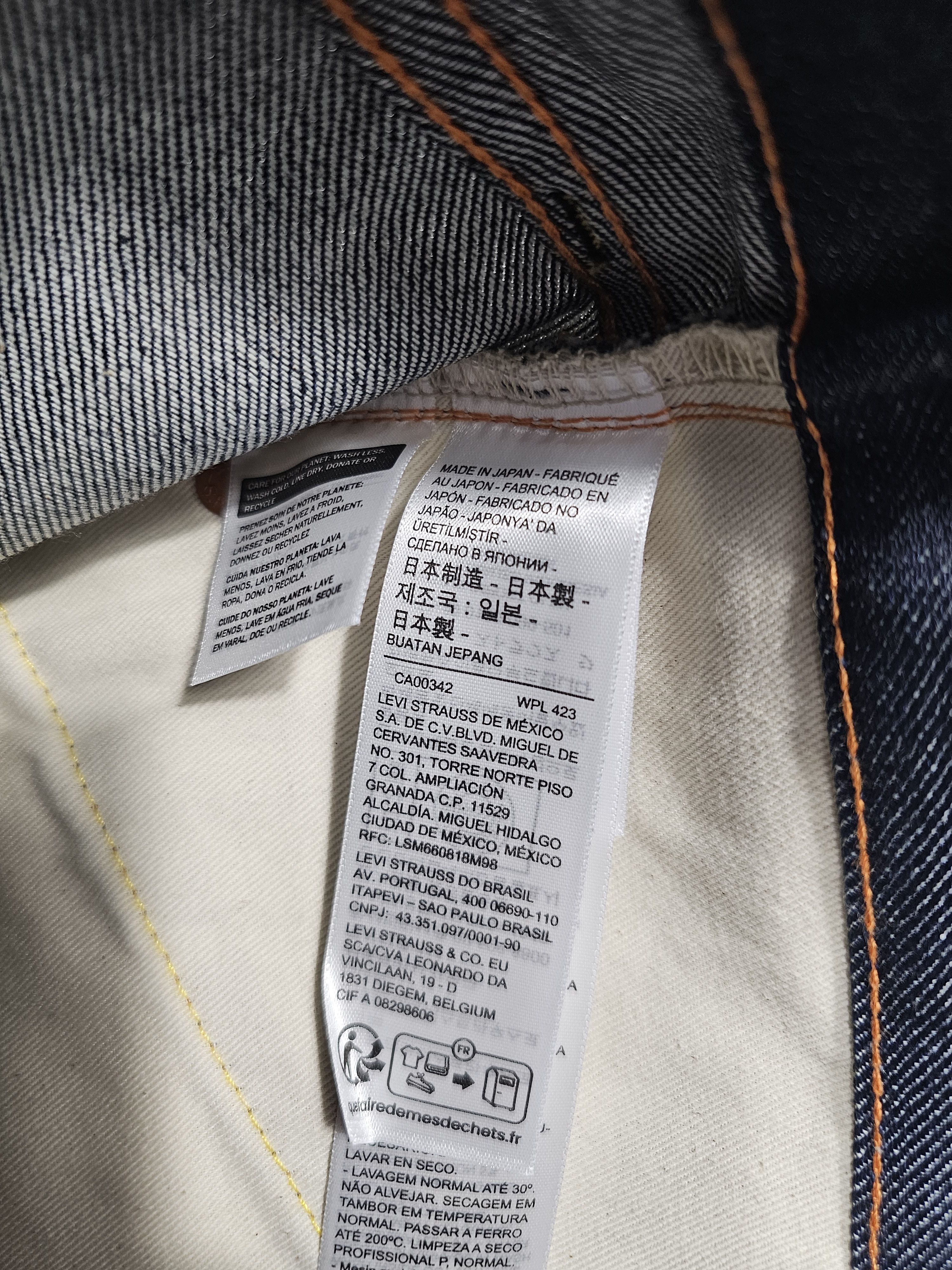 Levi's Vintage Clothing Levi's Vintage Clothing 1950's 701 Big E Selvedge Japan Made Size 27" / US 4 / IT 40 - 10 Thumbnail