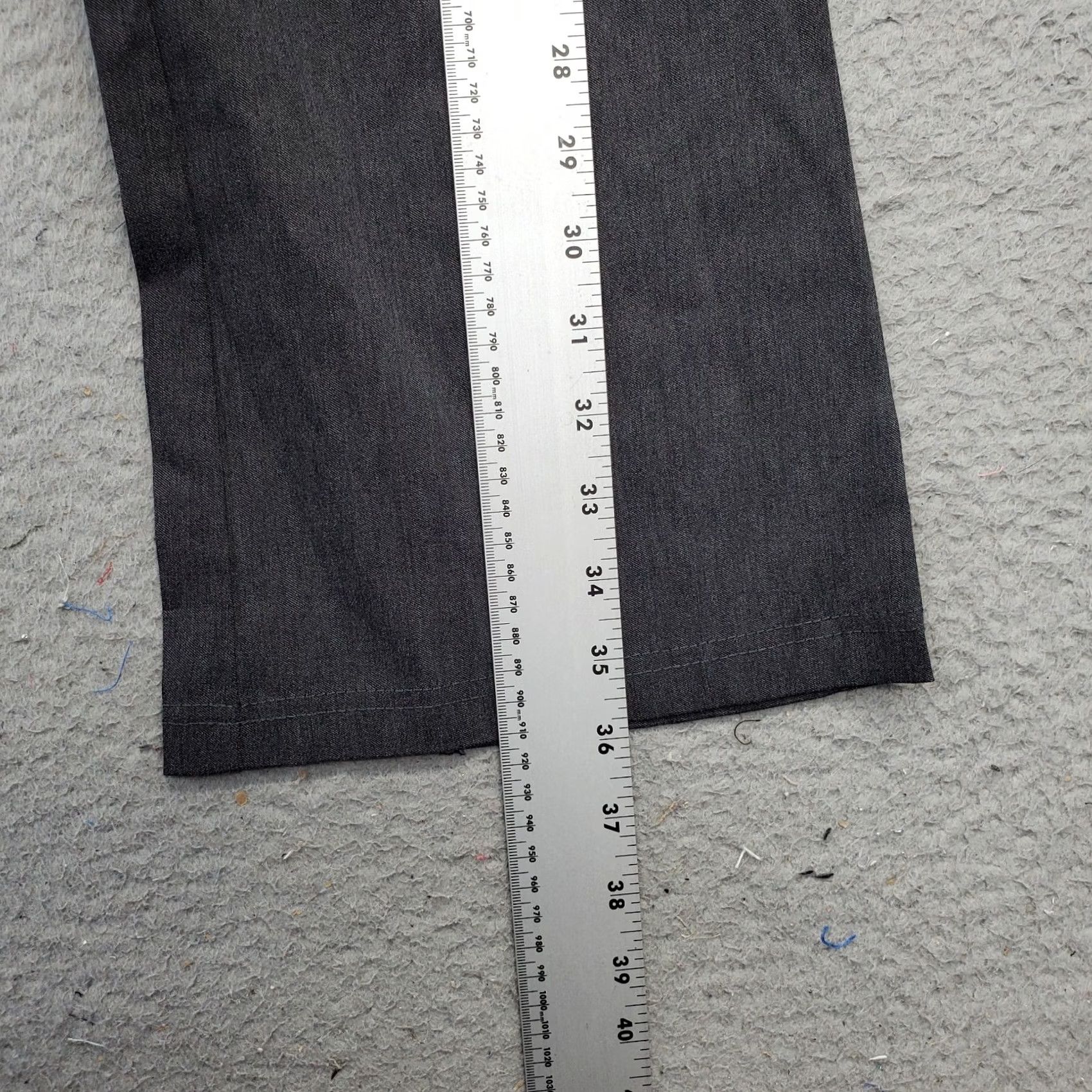 Nanette Lepore Nanette Lepore Pants Womens Large Gray Solid Stretch Flared Leg Pull On Size 36" / US 14 / IT 50 - 4 Thumbnail