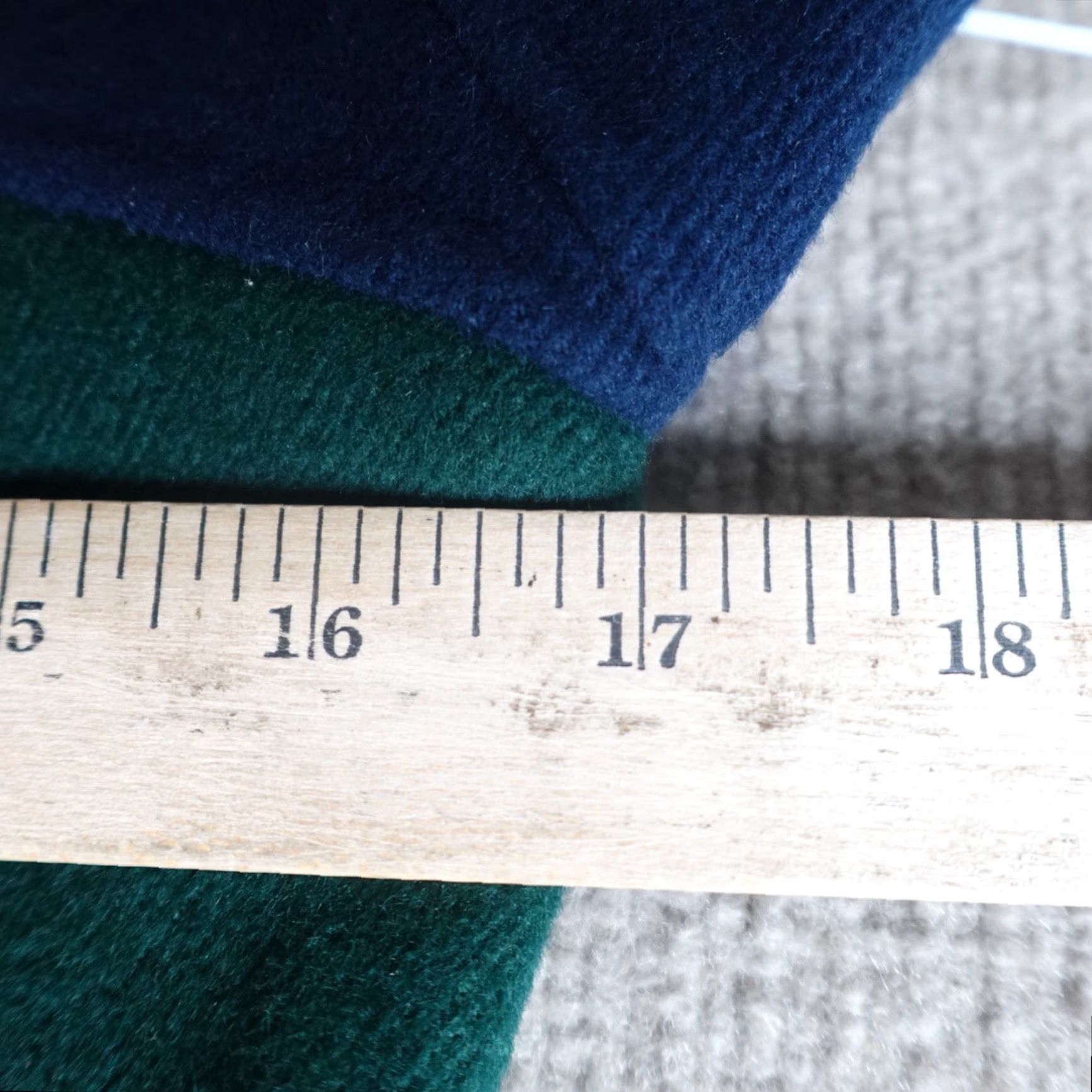 St. John St. John Dress Womens 4 Blue Green Color Block Hand Sewn Angora Wool Cashmere Knits Knee Length Cap Sleeve Short Sleeve Jacket Style Sheath Size S / US 4 / IT 40 - 5 Thumbnail