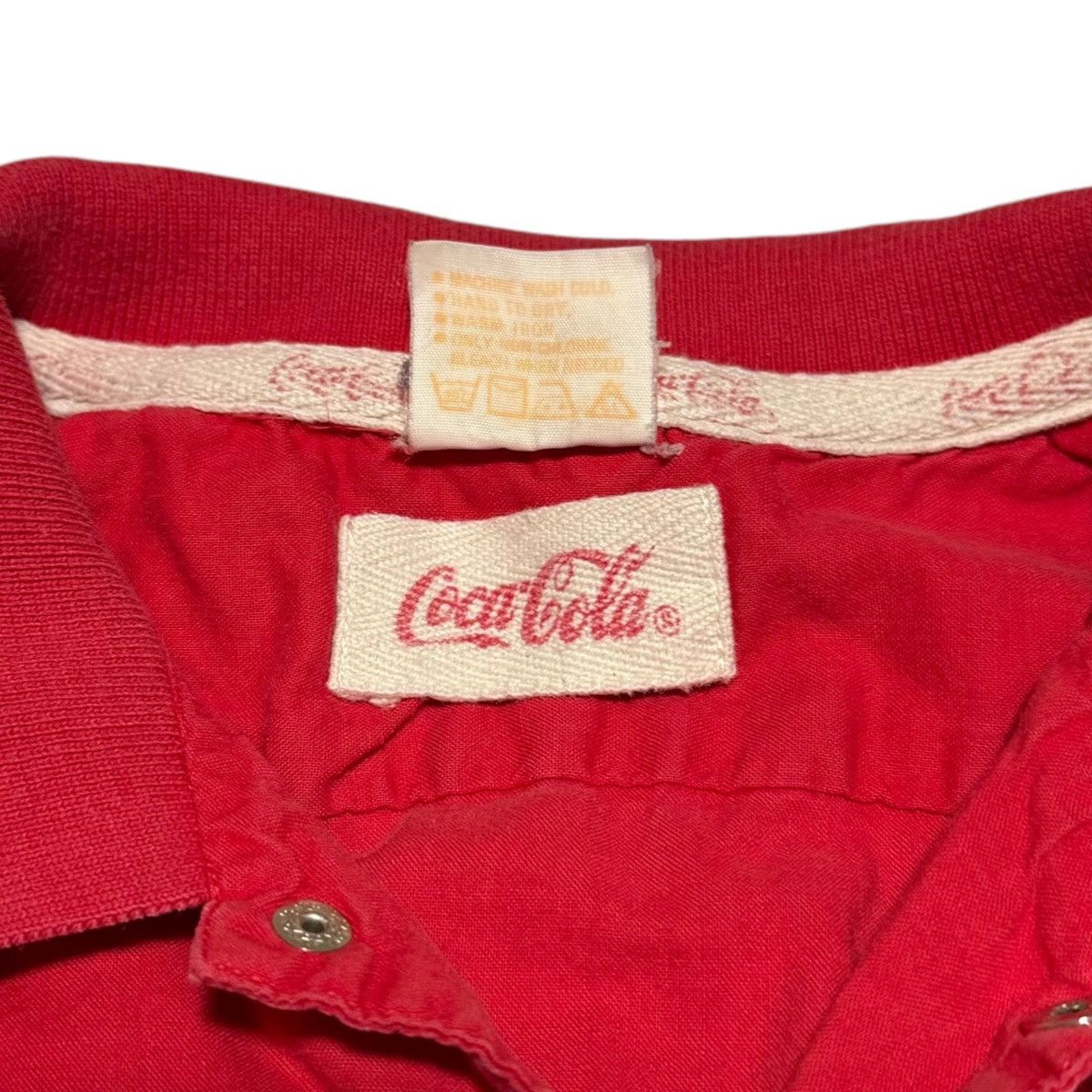 Coca Cola × Vintage 1985 Coca Cola Official Turf Champs Logo Snap Shirt Adult M Size US M / EU 48-50 / 2 - 10 Thumbnail