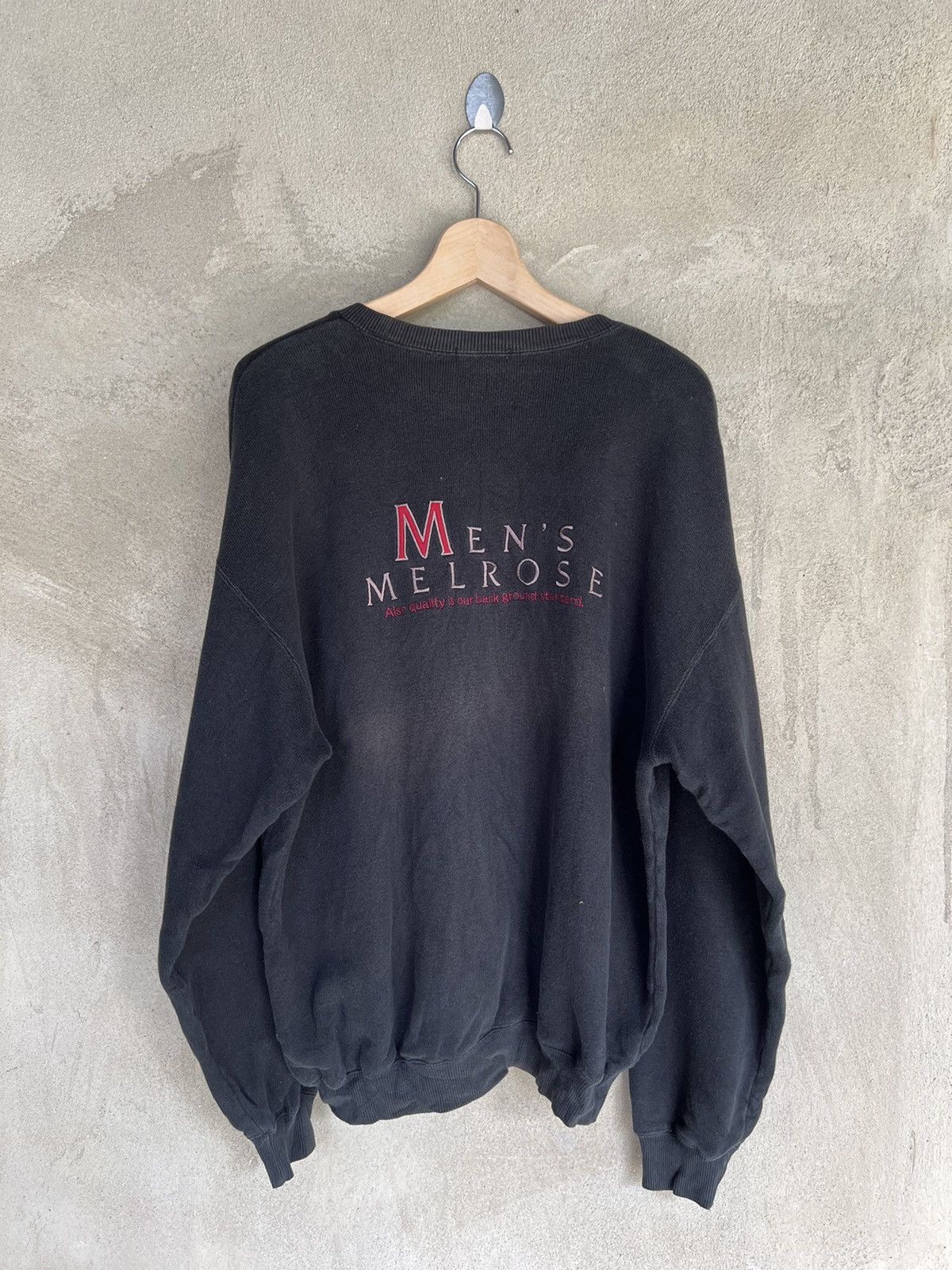Japanese Brand × Melrose Japanese Brand Men’s Melrose Spell Out Sweatshirt Size US L / EU 52-54 / 3 - 7 Thumbnail