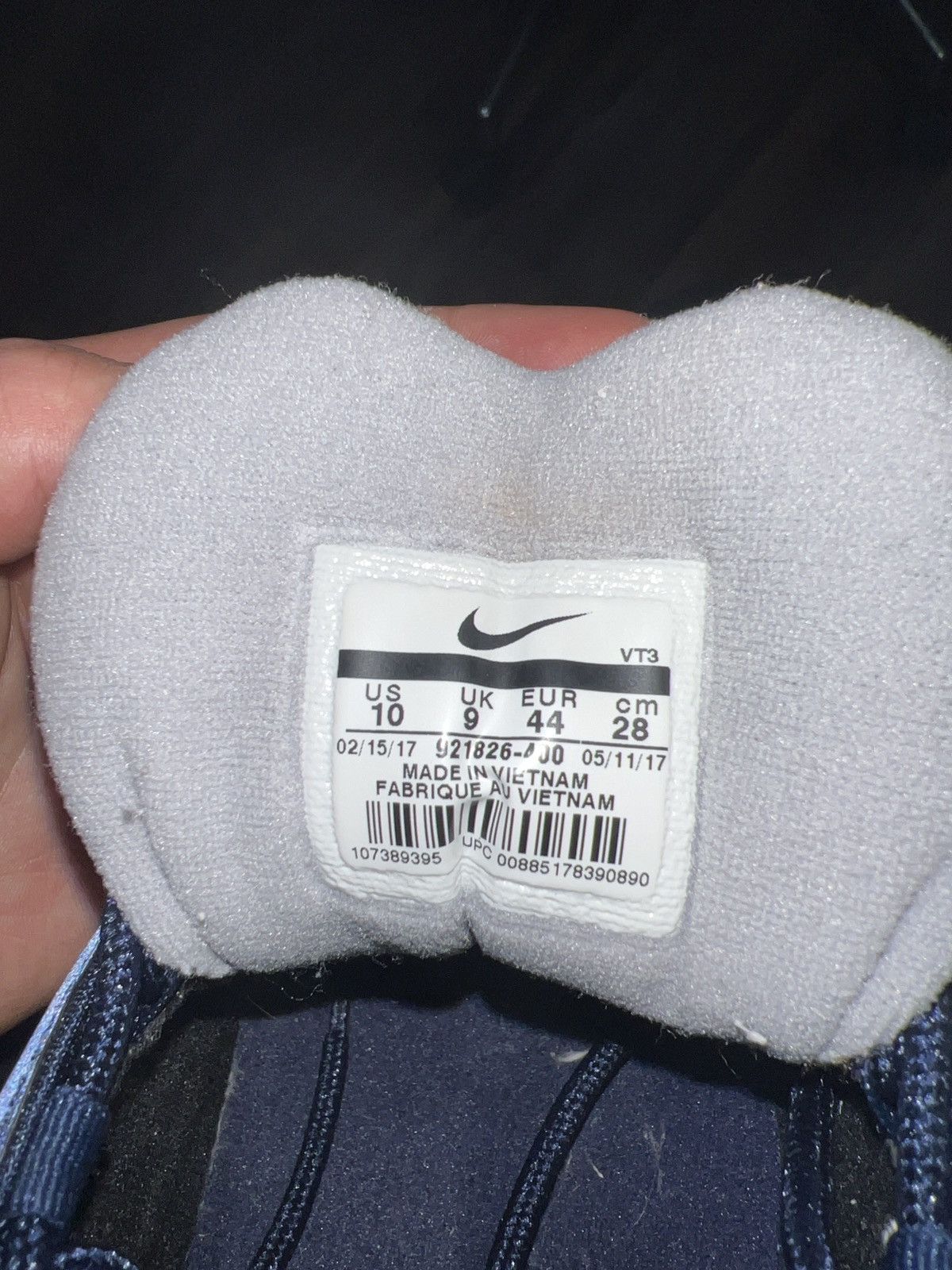 Nike Midnight Navy Air Max 97 2017 Size US 10 / EU 43 - 8 Thumbnail