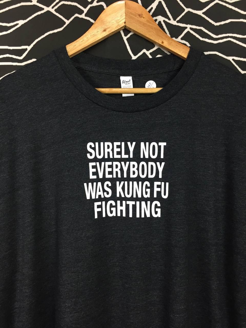 Vintage Kung Fu Fighting Funny Humor Carl Douglas Inspired Tee Size US XXL / EU 58 / 5 - 3 Thumbnail