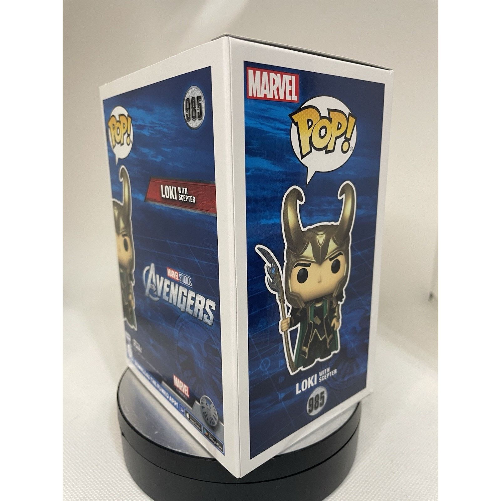 Marvel Comics Funko Pop! Loki W Scepter Entertainment Earth Exclusive #985 Size ONE SIZE - 4 Thumbnail