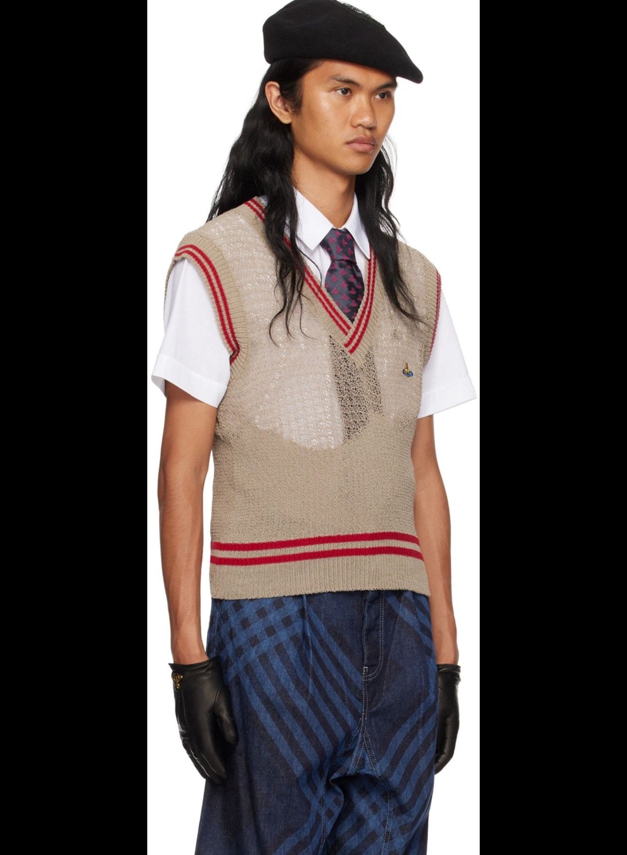 Vivienne Westwood Unisex distressed knit sweater vest Size US S / EU 44-46 / 1 - 2 Thumbnail