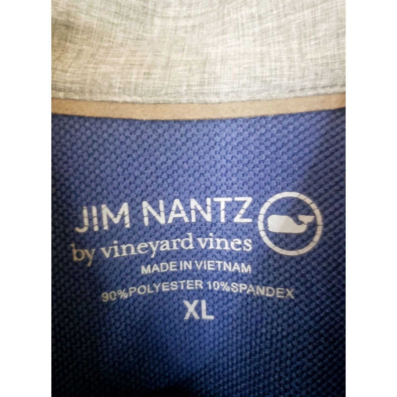 Vineyard Vines Vineyard Vines Jim Nantz 1/4 Zip Performance Blue Pullover Men XL Shirt Long Sleeve Stretch Golf Casual Size US XL / EU 56 / 4 - 6 Thumbnail